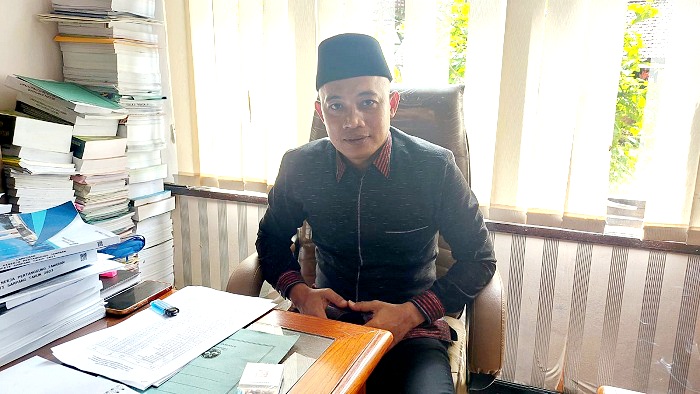 Bendahara DPC Partai Gerindra Sampang Alan Kaisan. (JUNAIDI PONDIYANTO/JPRM)