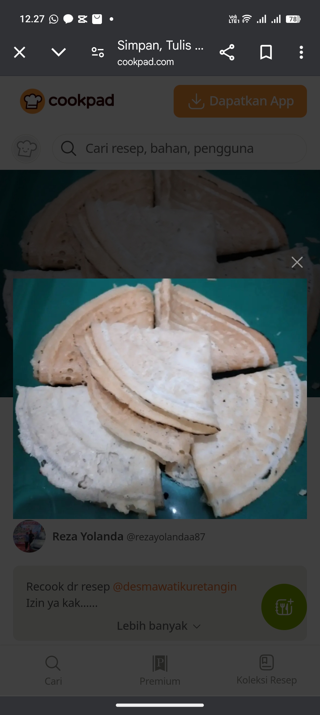 Resep Semprong yang mudah dibuat
