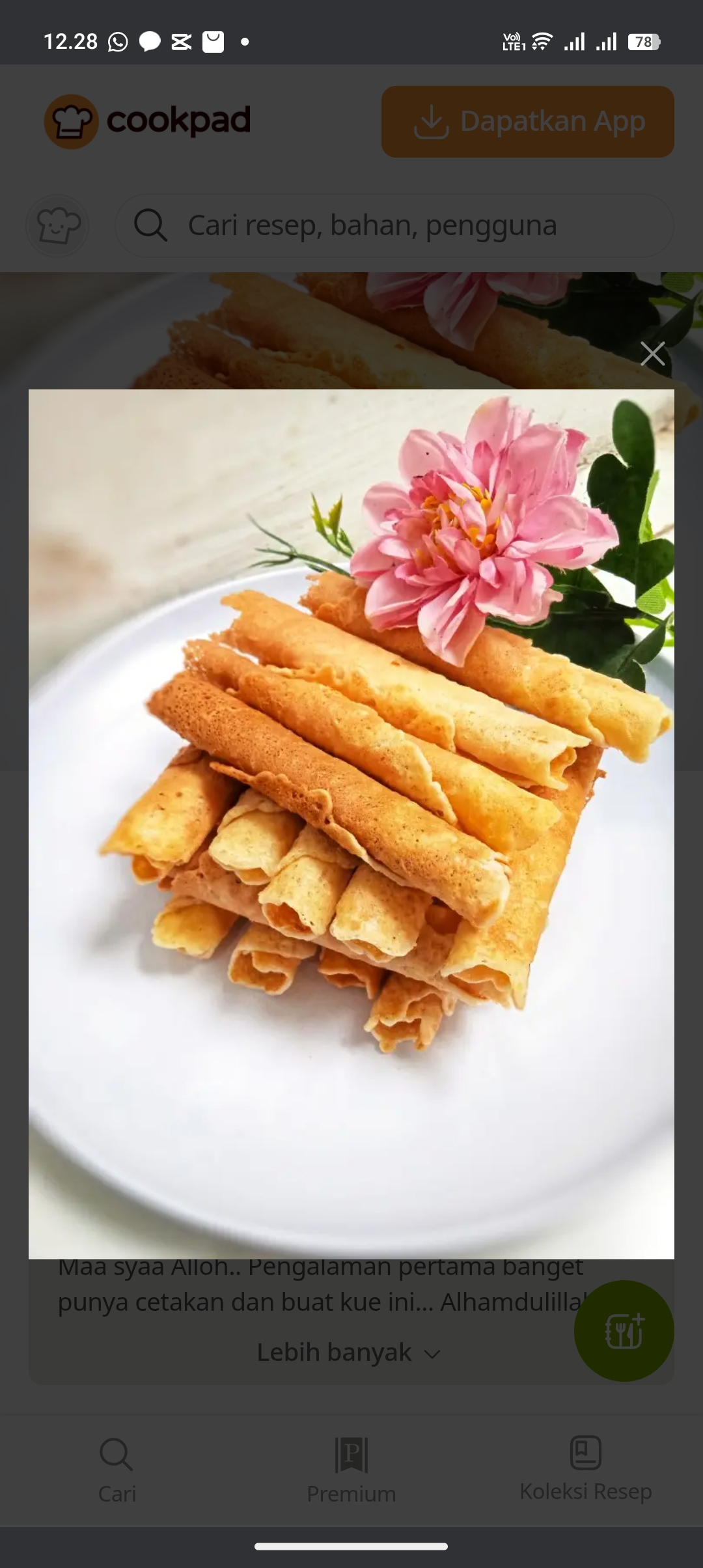 Resep Semprong Buat Keluarga