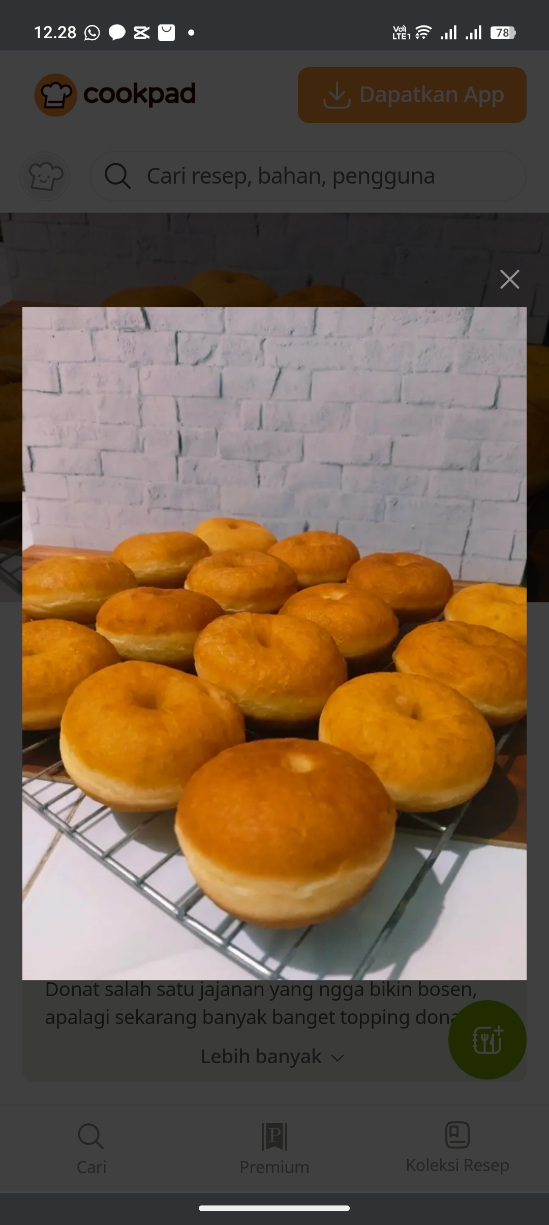 Resep donat super enak