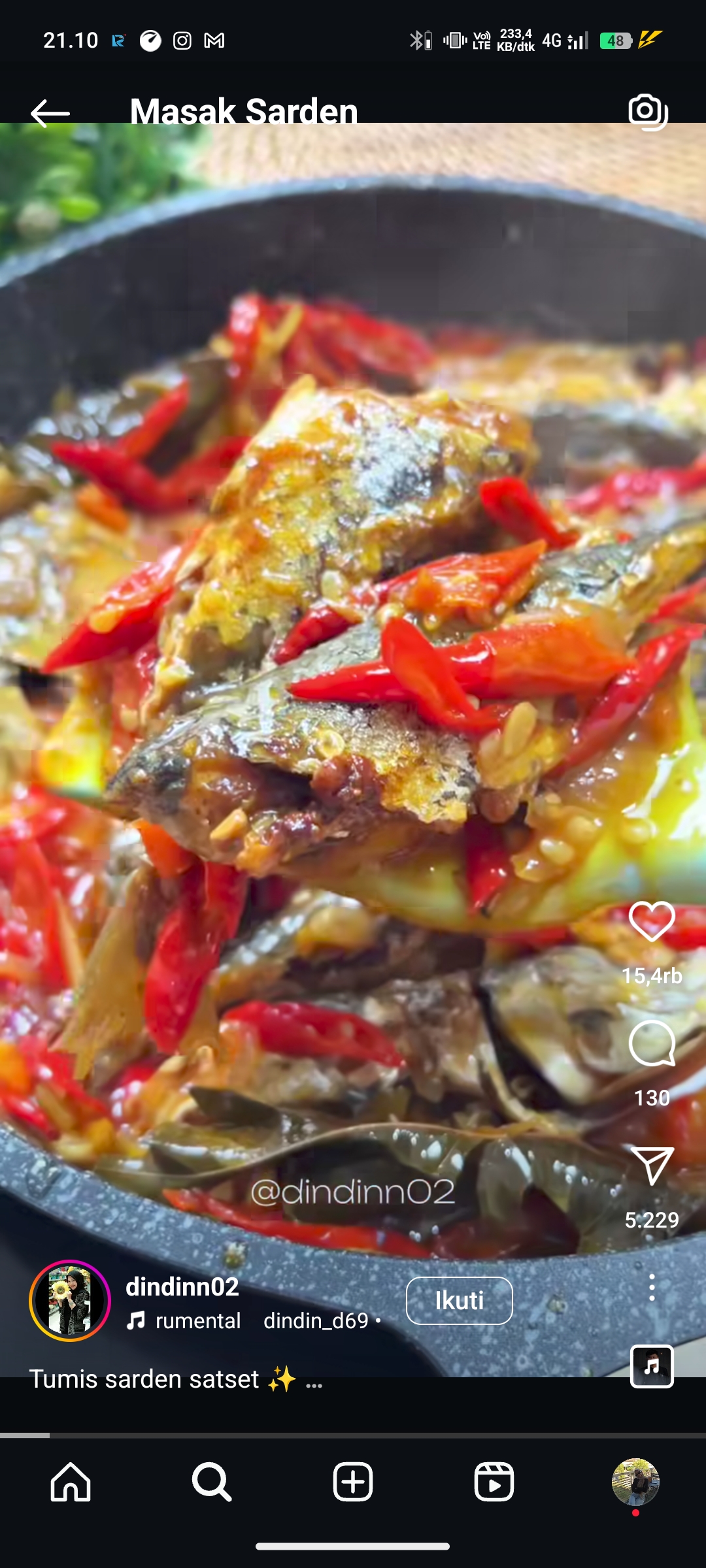 Ilustrasi Ikan Mackerel Masak Sarden
