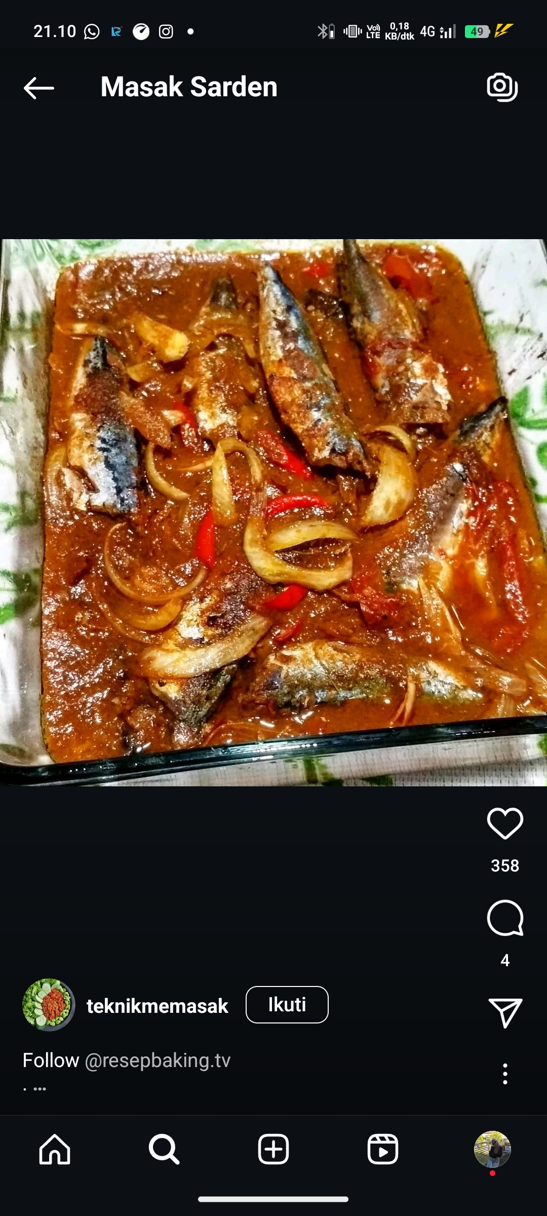 Ilustrasi Ikan Mackerel Masak Sarden