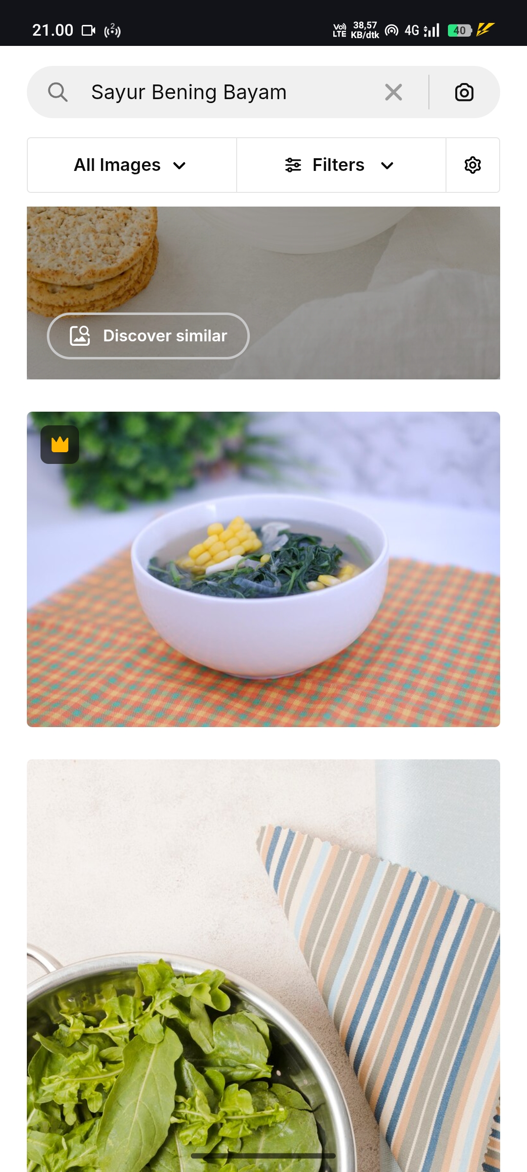 Sayur Bening Bayam