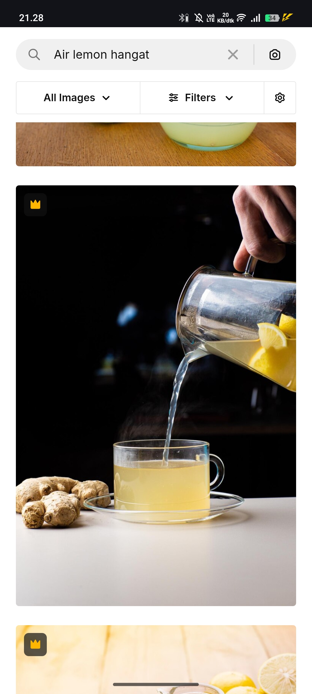 Ilustrasi Air Lemon Hangat