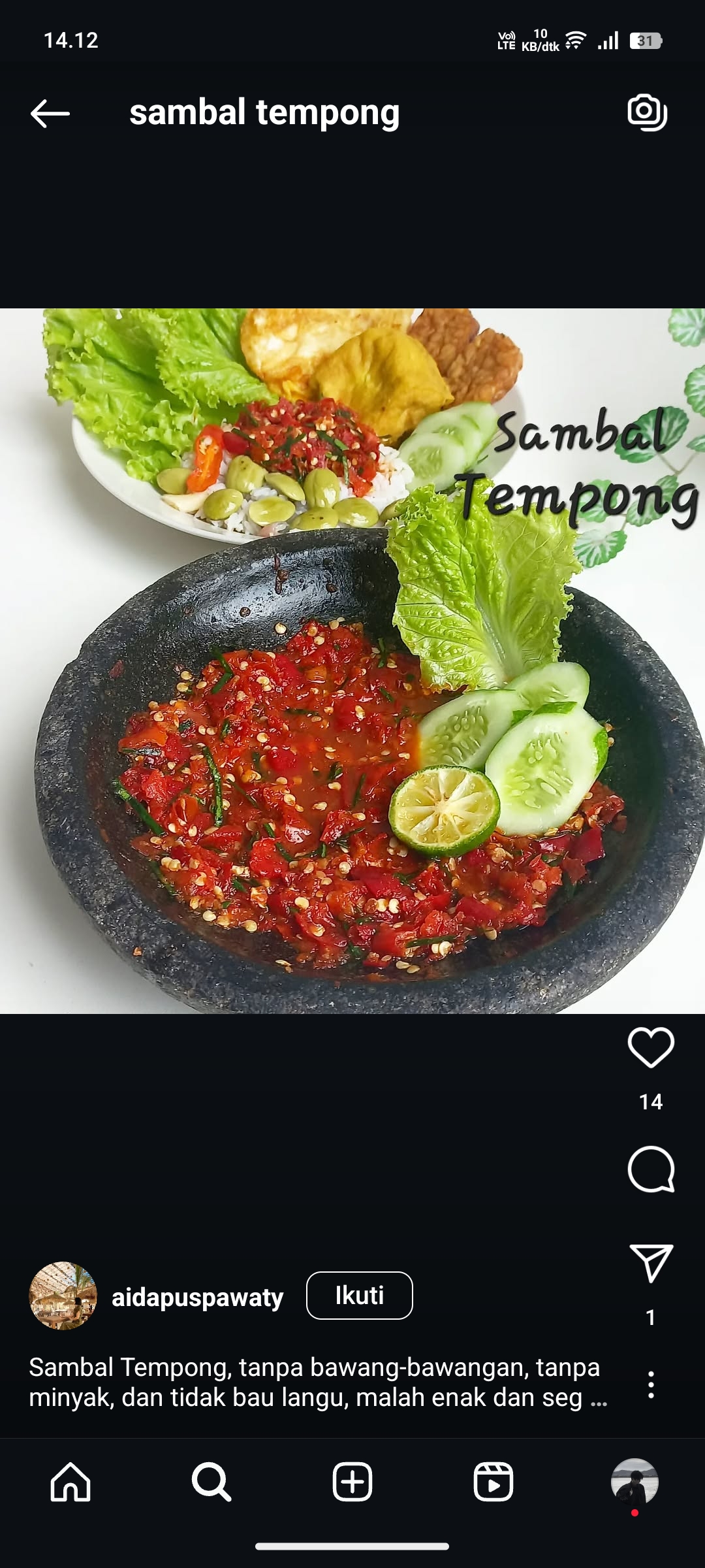 Sambal Tempong