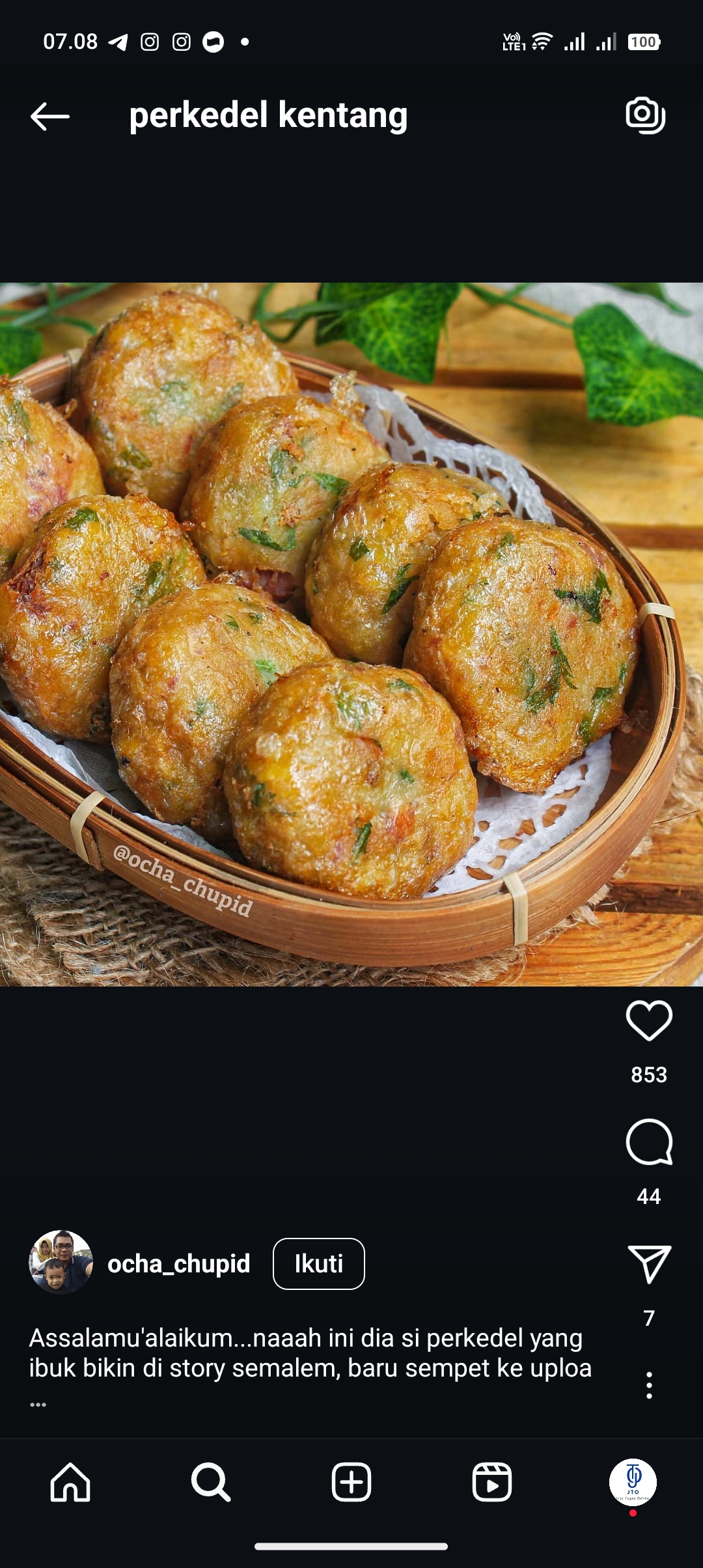 Resep Perkedel Kentang Supern Nikmat