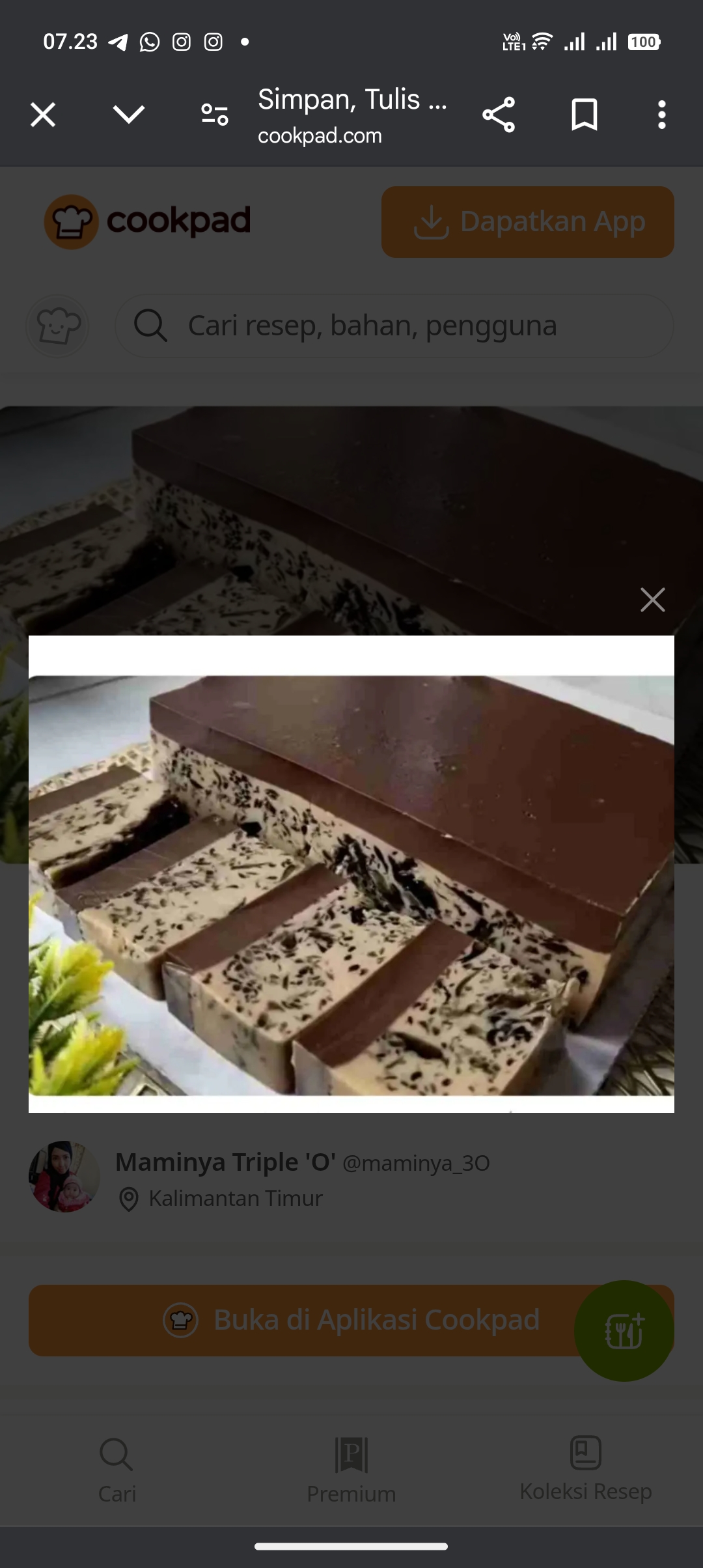 Resep Puding Oreo
