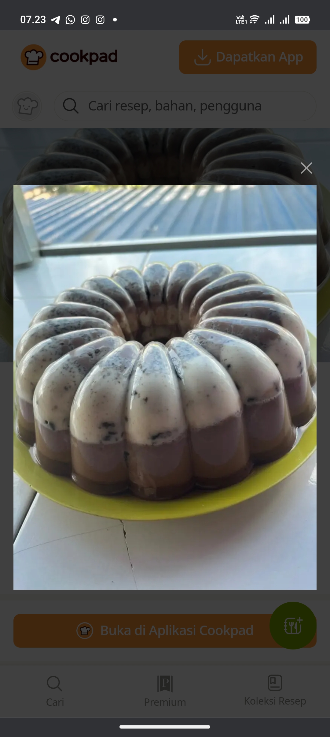 Resep Puding Milo Oreo