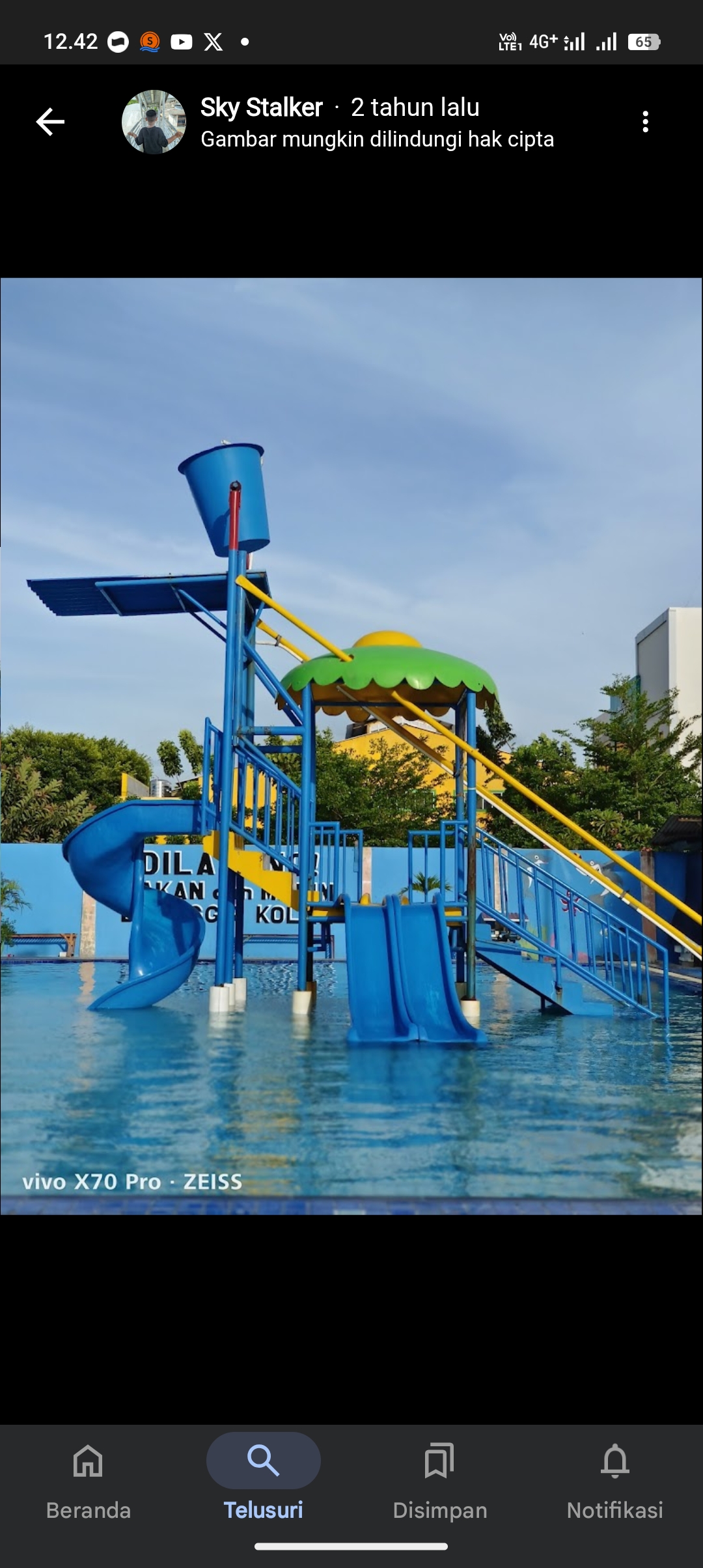 Wisata Kolam Renang Rawa Badak