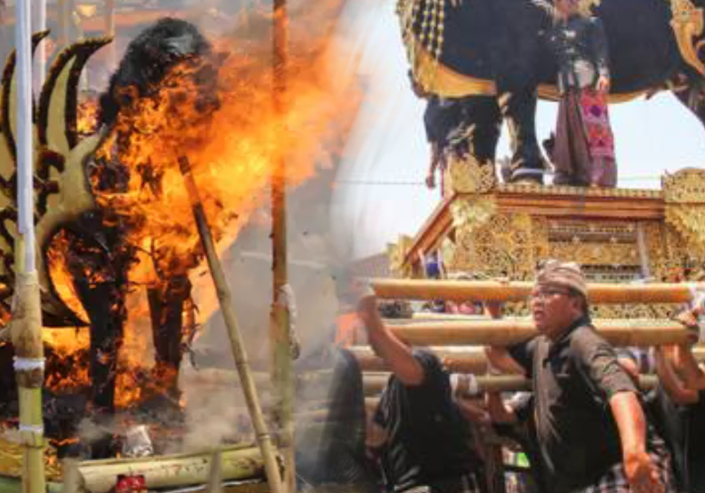 Ngaben, salah satu upacara adat Bali yang menjadi daya tarik tersendiri bagi wisatawan