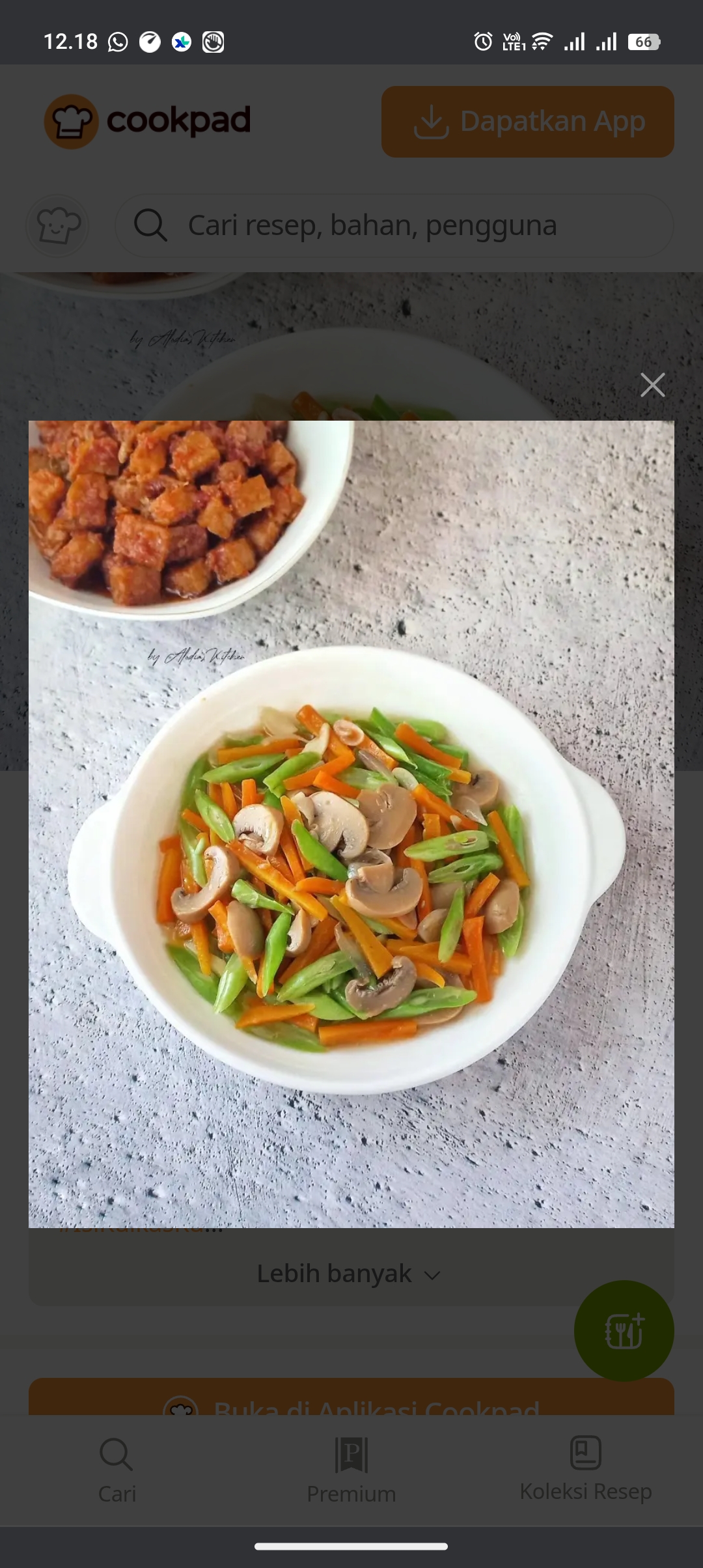 Resep Buncis Wortel super enak