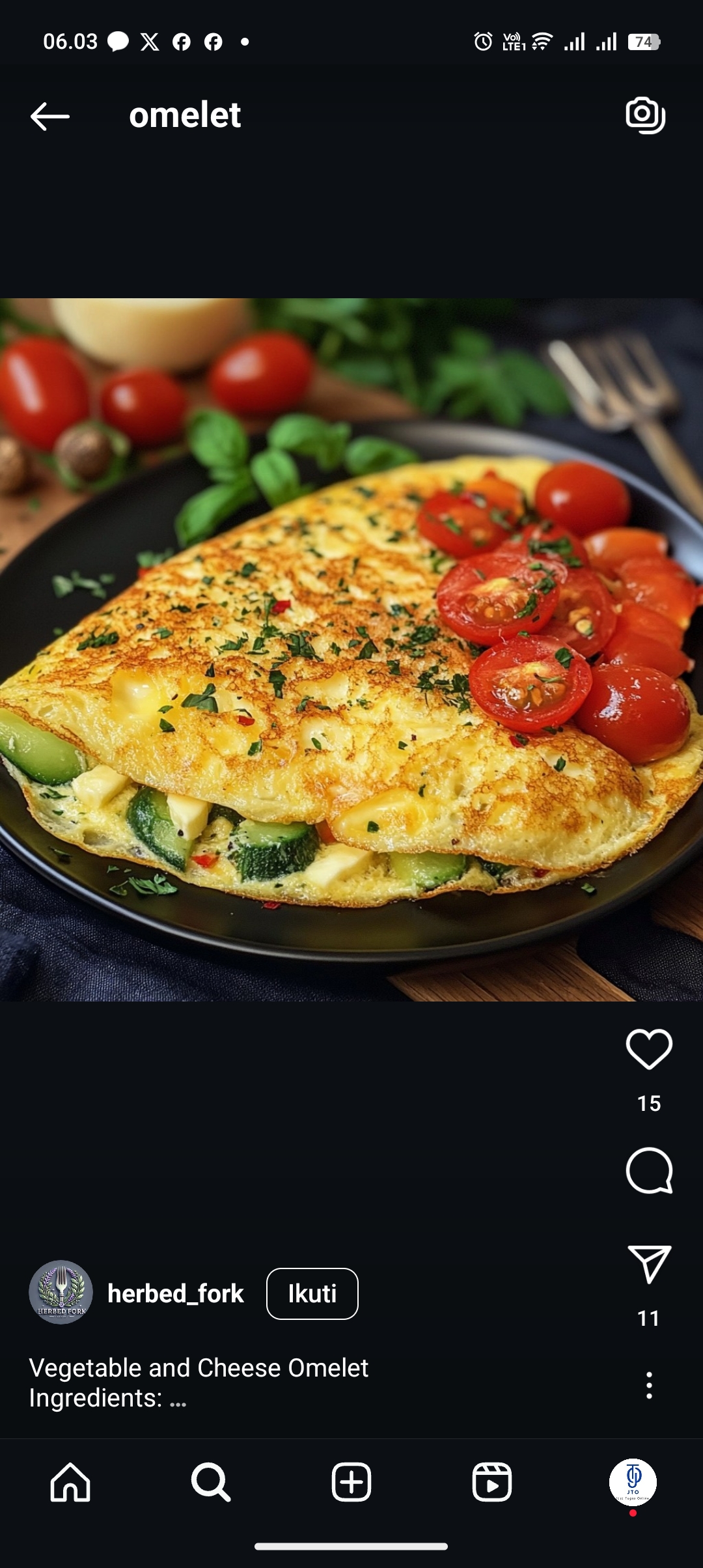 Omelet yang bisa kamu buat di rumah
