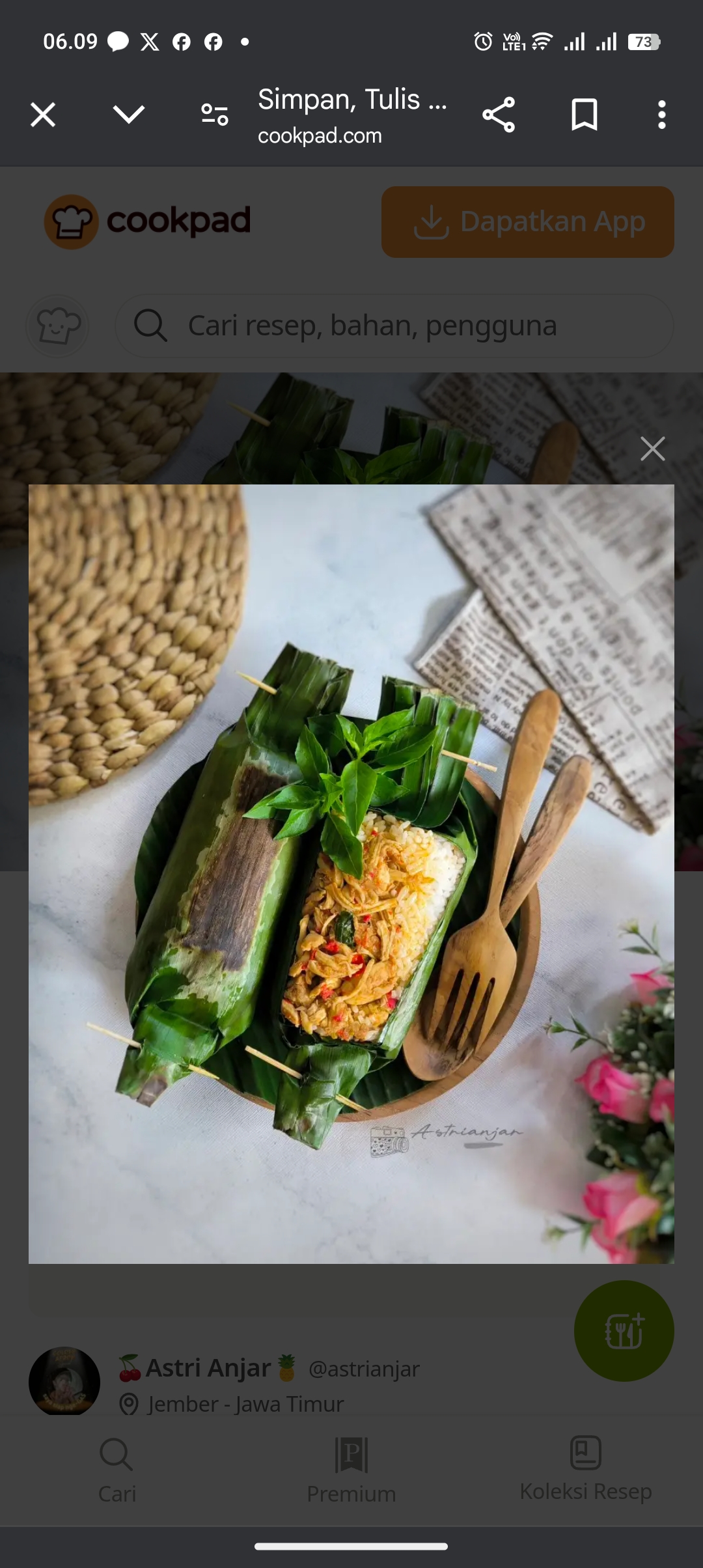 Resep Nasi bakar