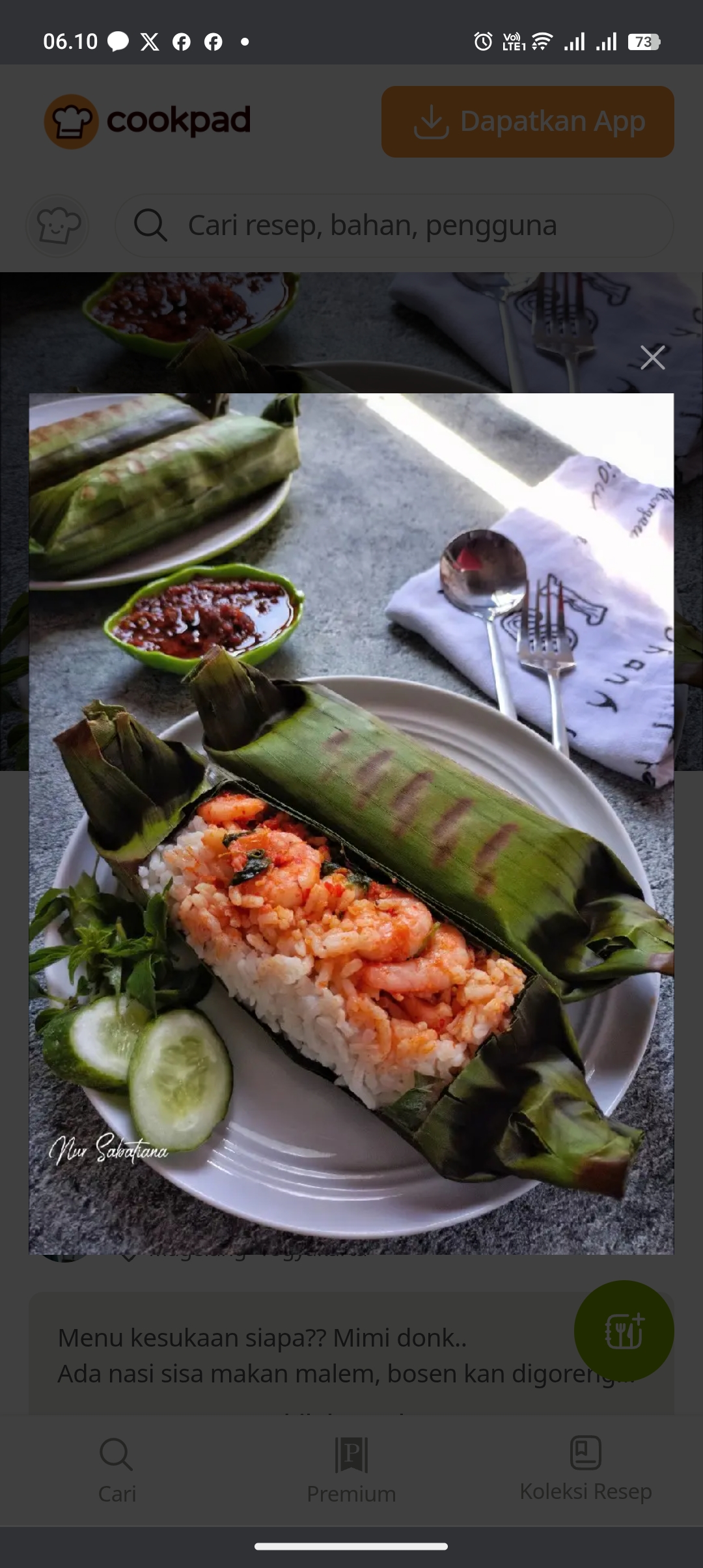 Resep Nasi Bakar Enak