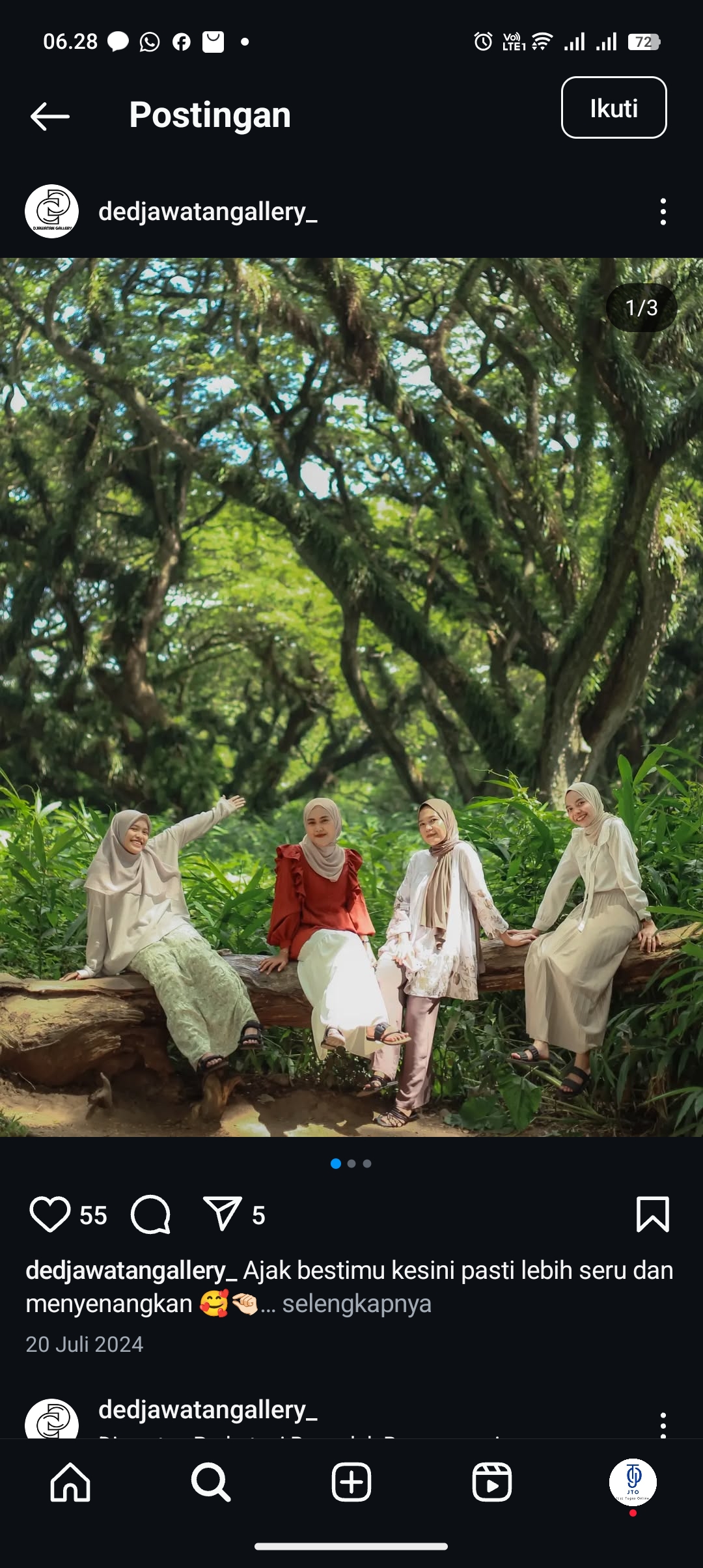 Wisata De Djawatan yang bagus buat instagramable