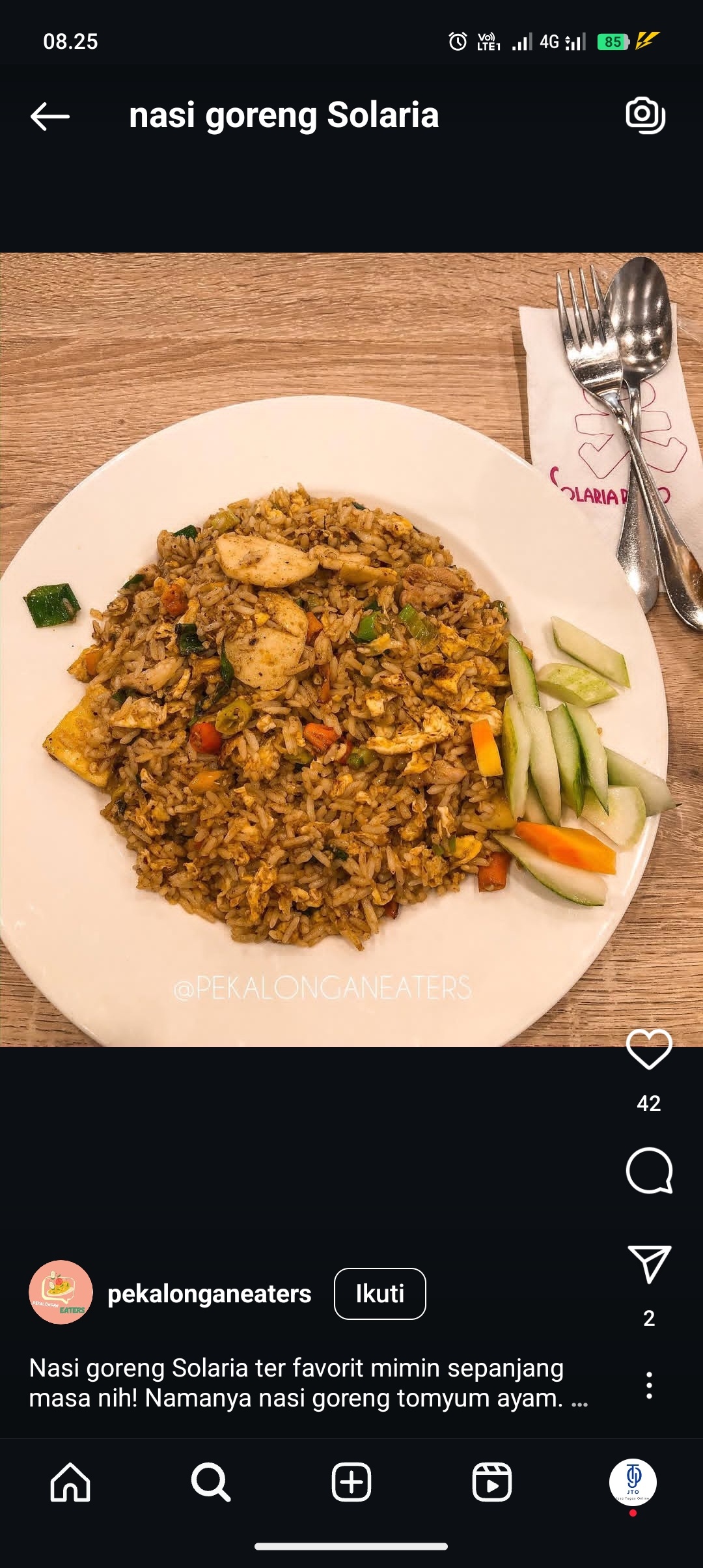 Resep Nasi Goreng Nasi Goreng Solaria
