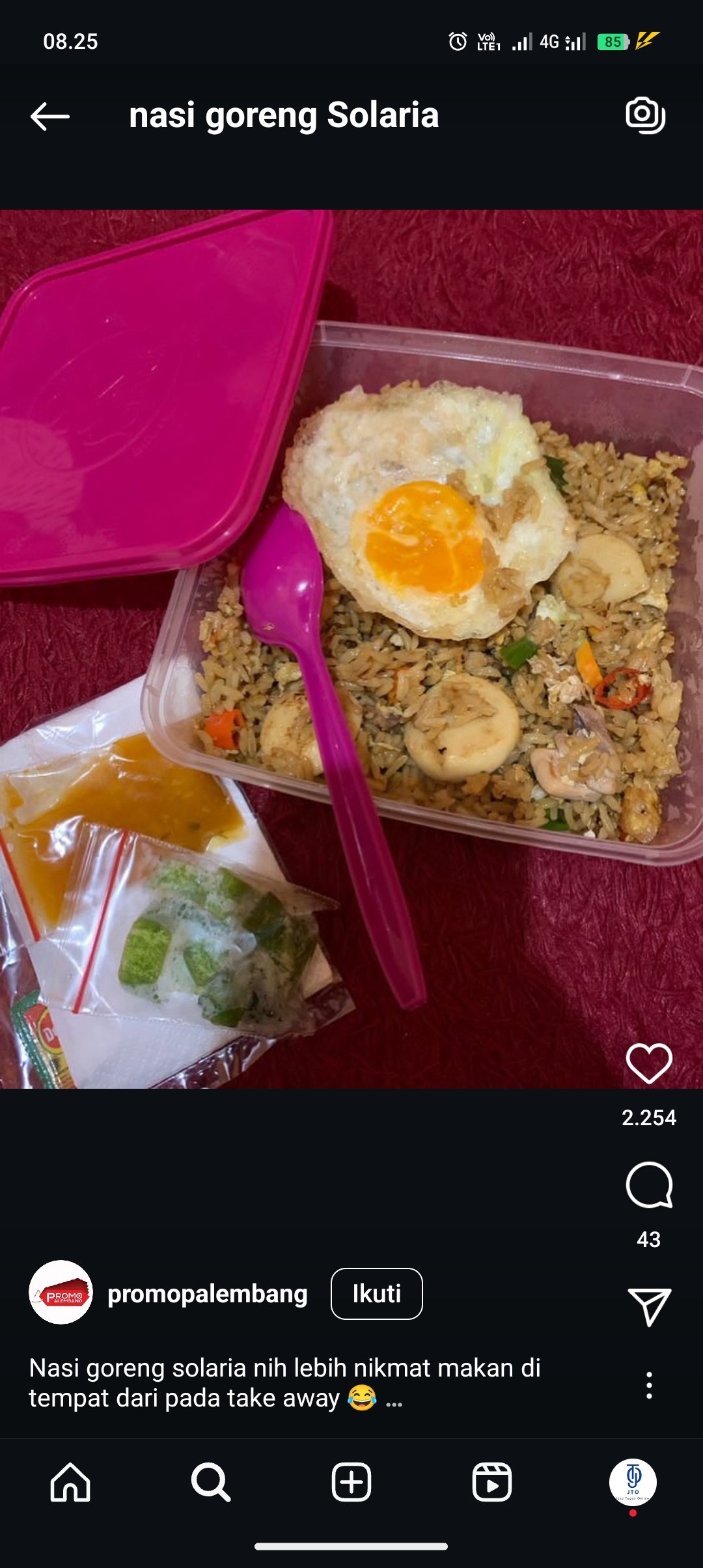 Nasi Goreng Solaria yang mudah dibuat di rumah