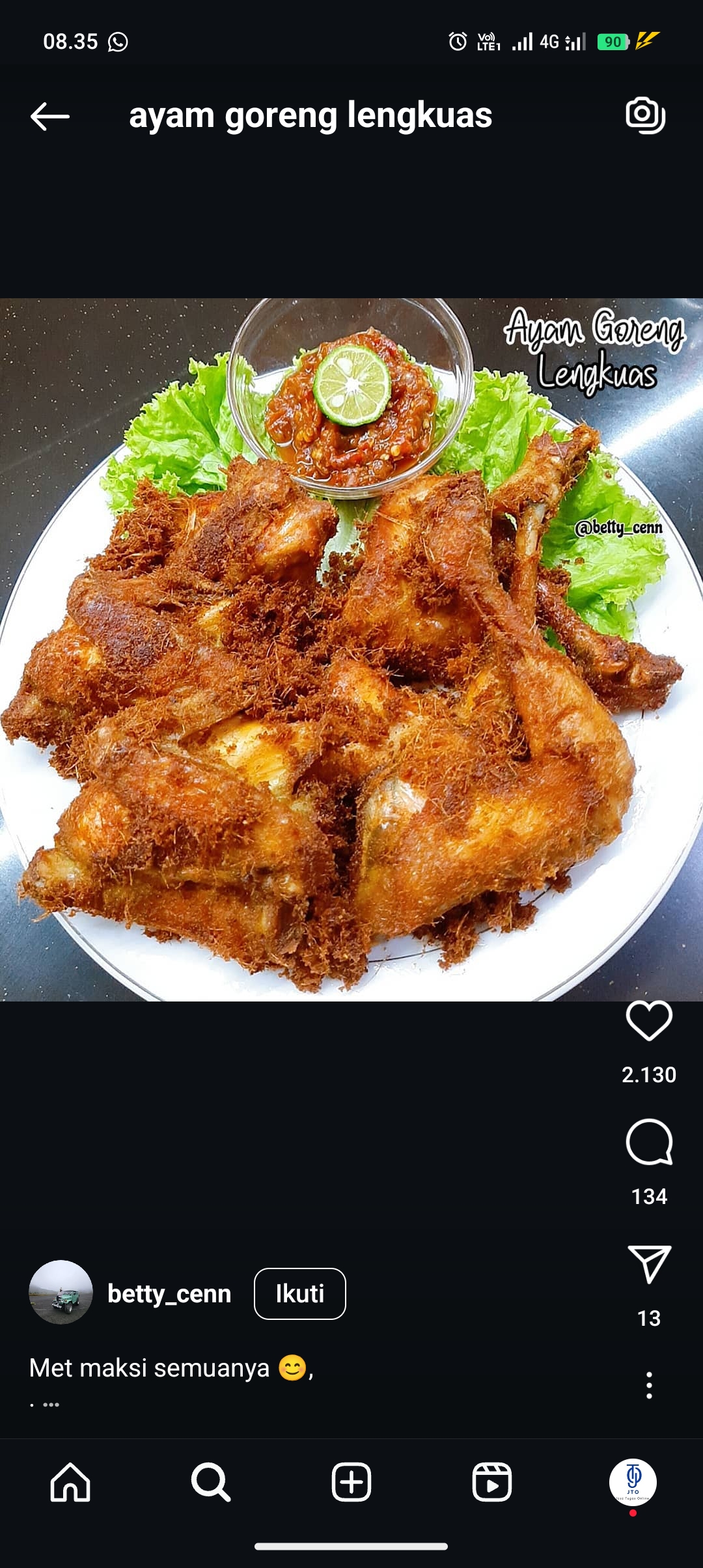 Resep ayam lengkuas yang enak