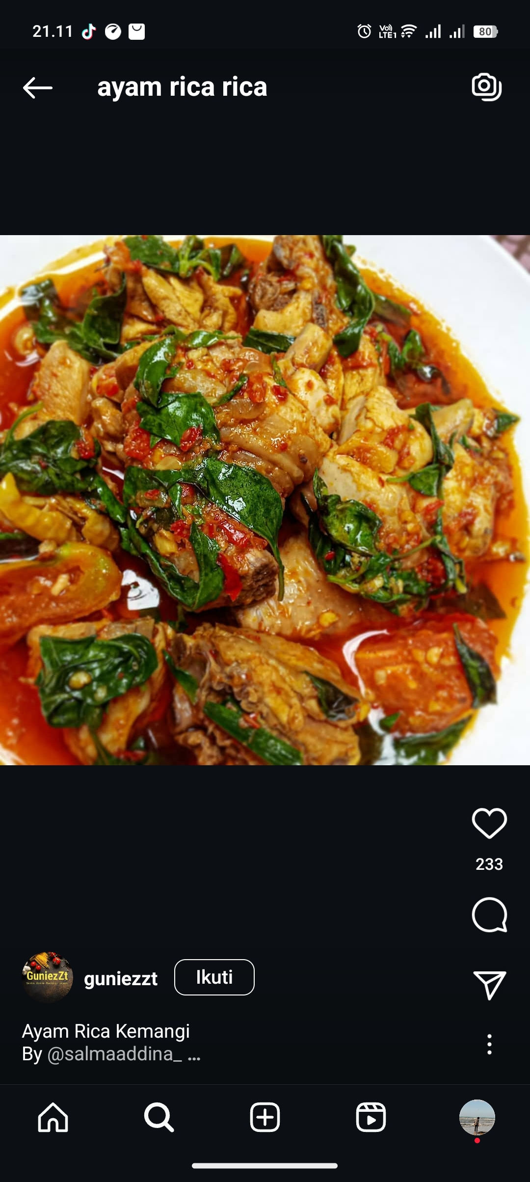 Ayam rica kemangi