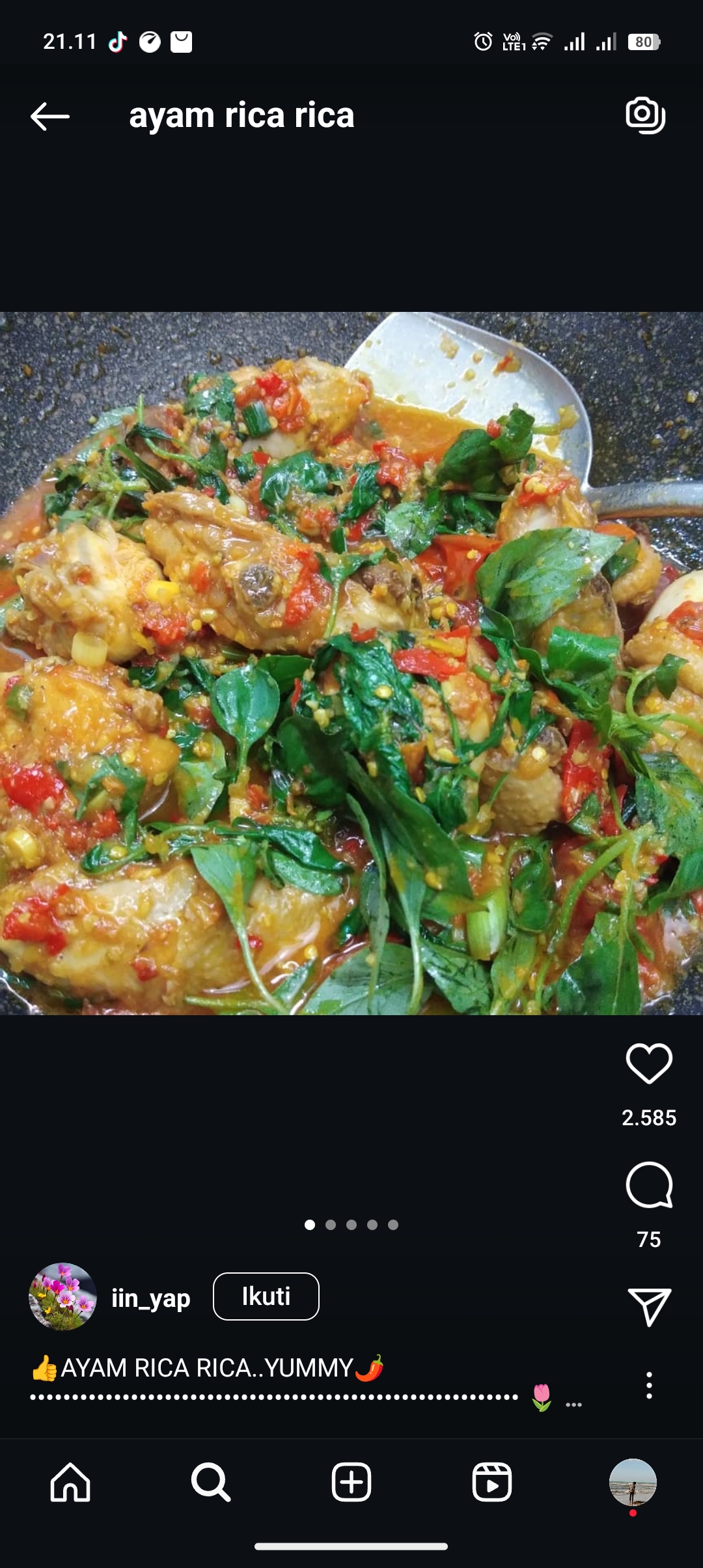 Ayam rica kemangi
