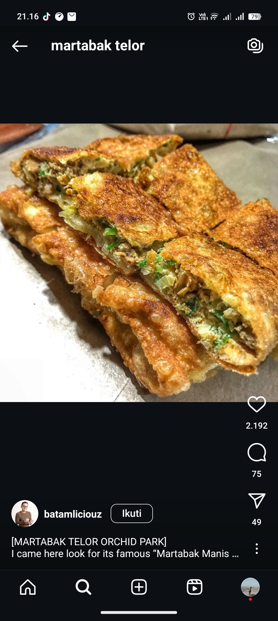 Resep martabak telor yang enak dan mudah