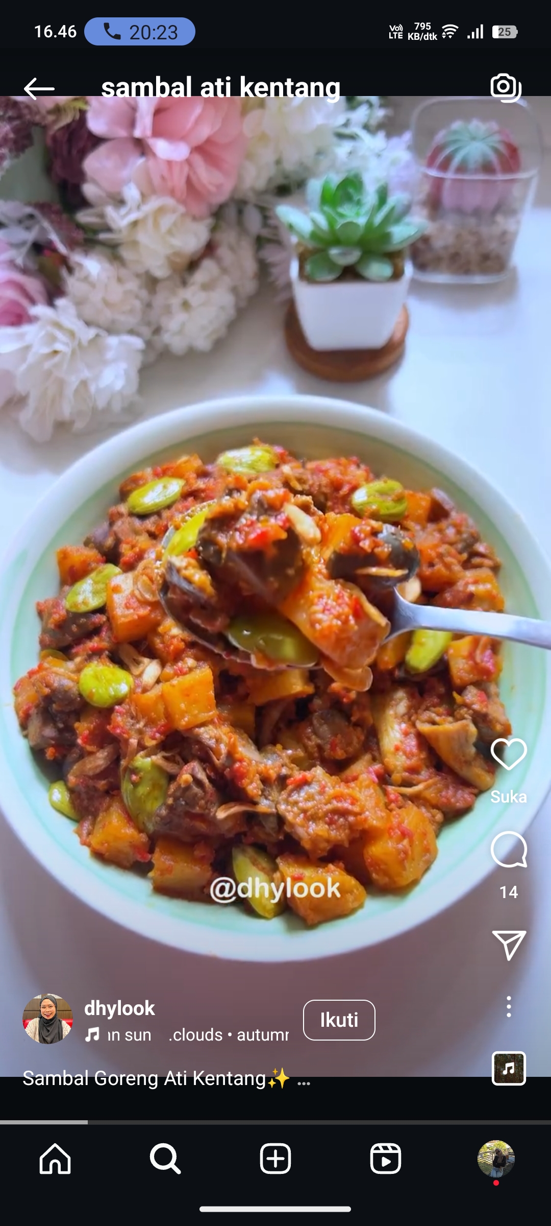 Sambal Ati Kentang