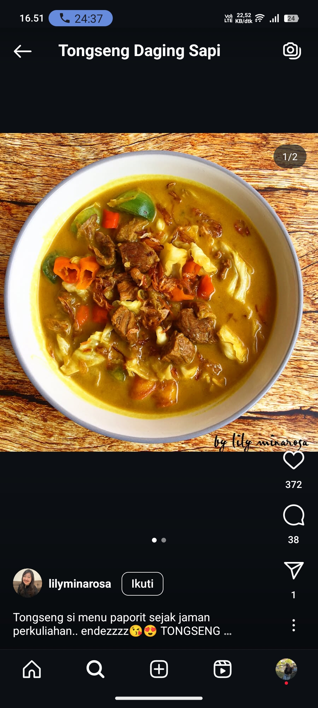 Tongseng Daging Sapi