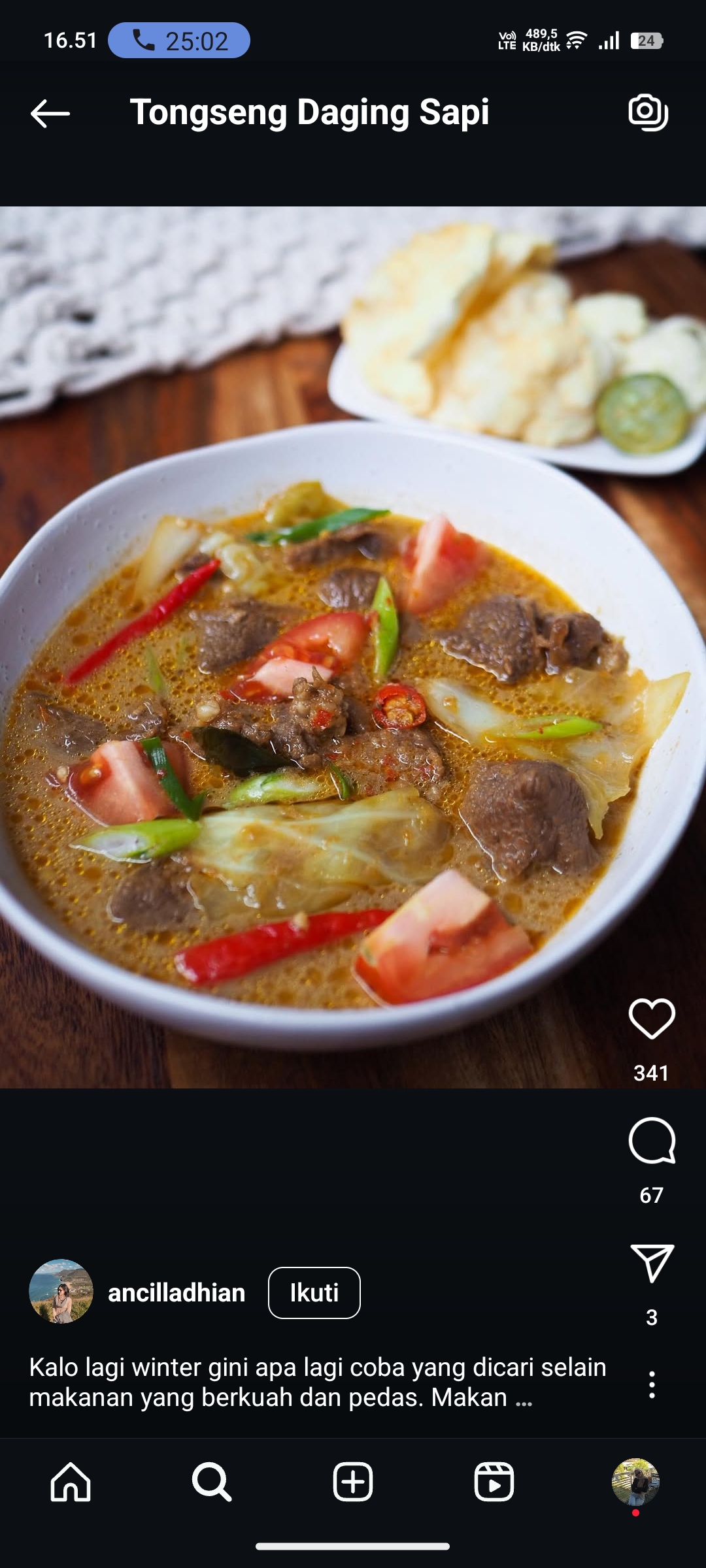 Tongseng Daging Sapi