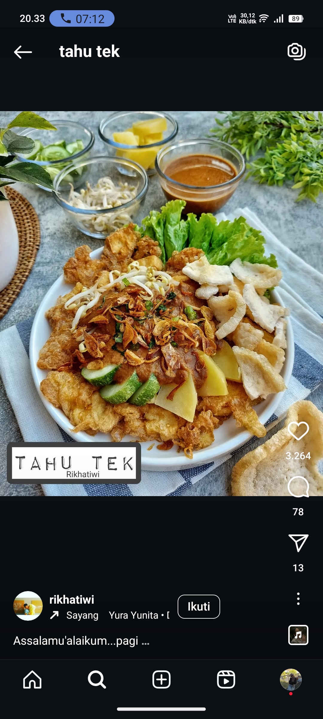 Tahu Tek