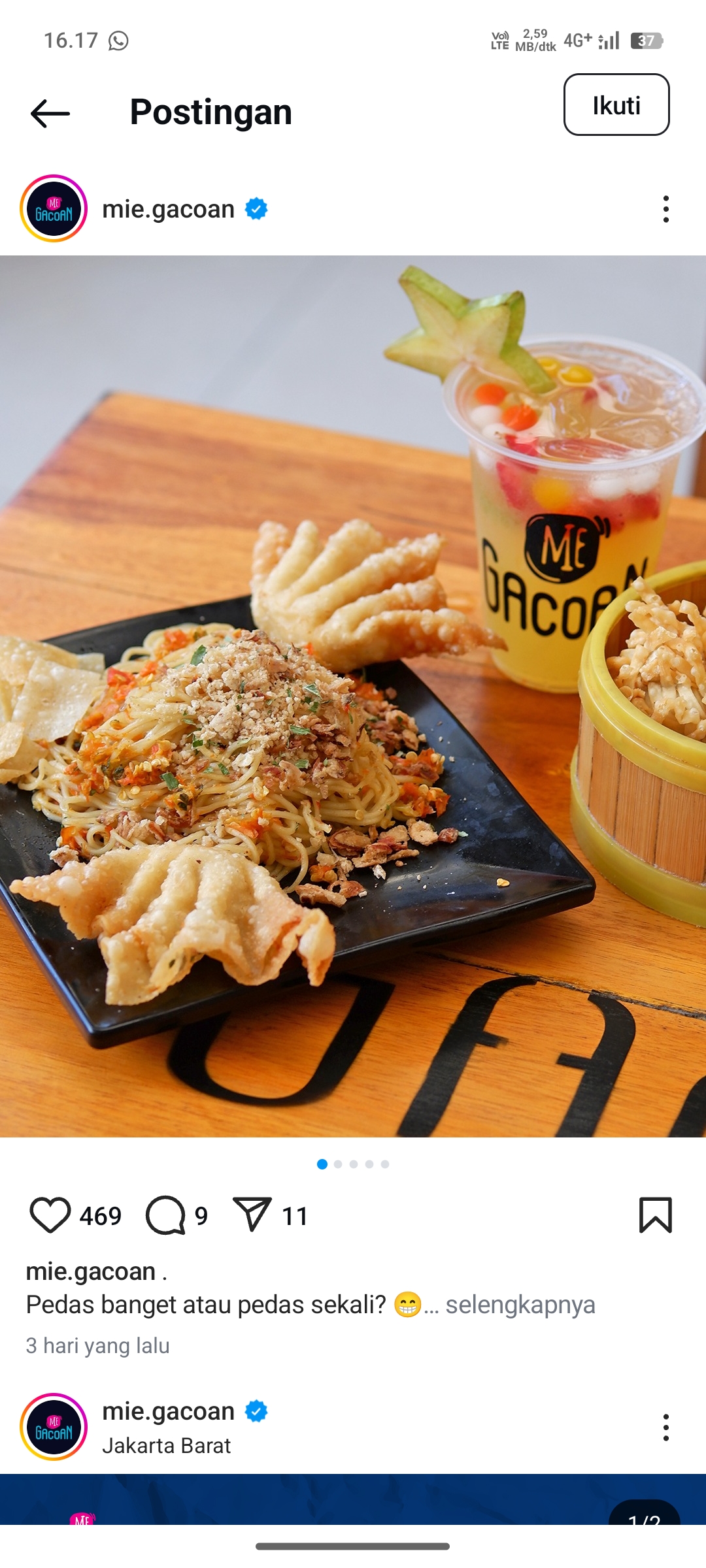 Ayam Halus Mie Gacoan