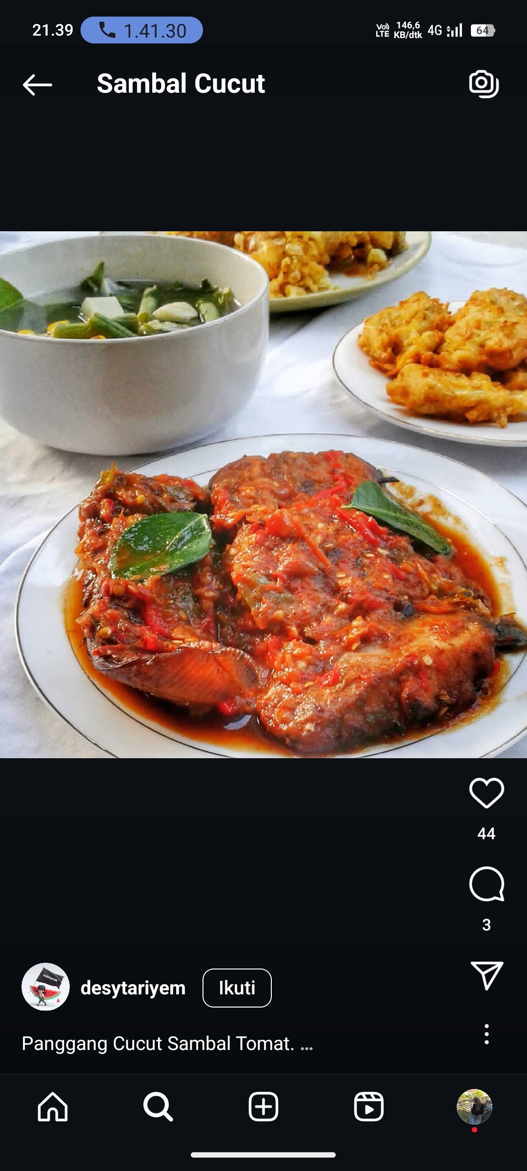 Ilustrasi Sambal Cucut Asap Jengkol Tempe