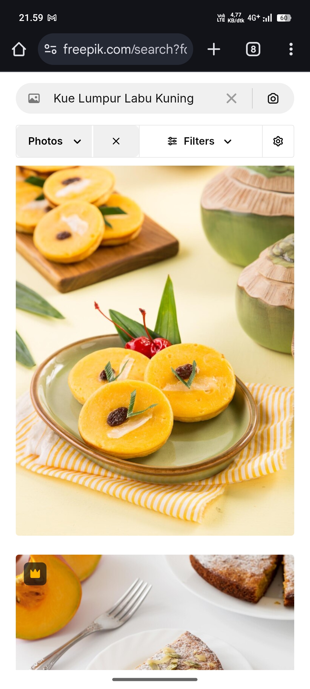 Kue Lumpur Labu Kuning