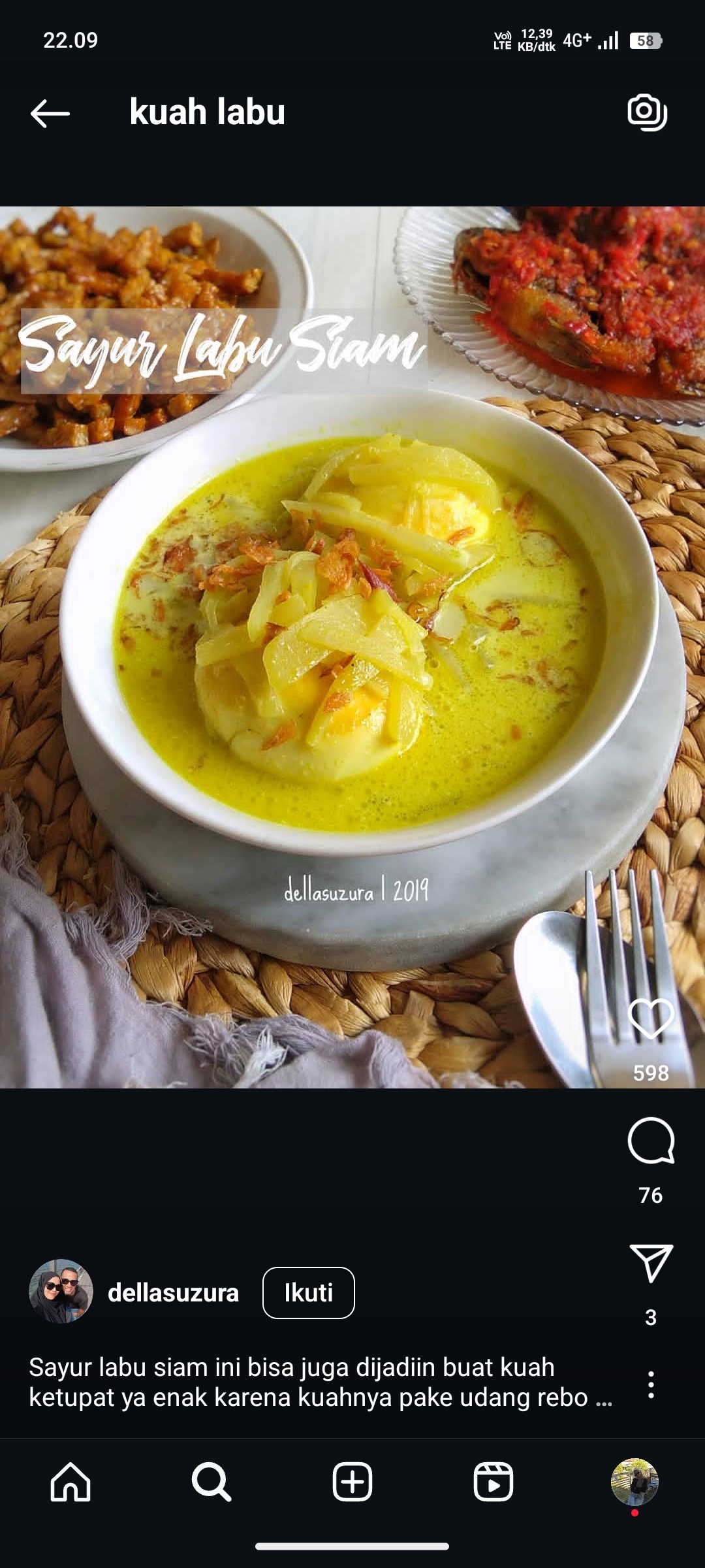 Ilustrasi Labu Siam Wortel Telur Masak Kuning