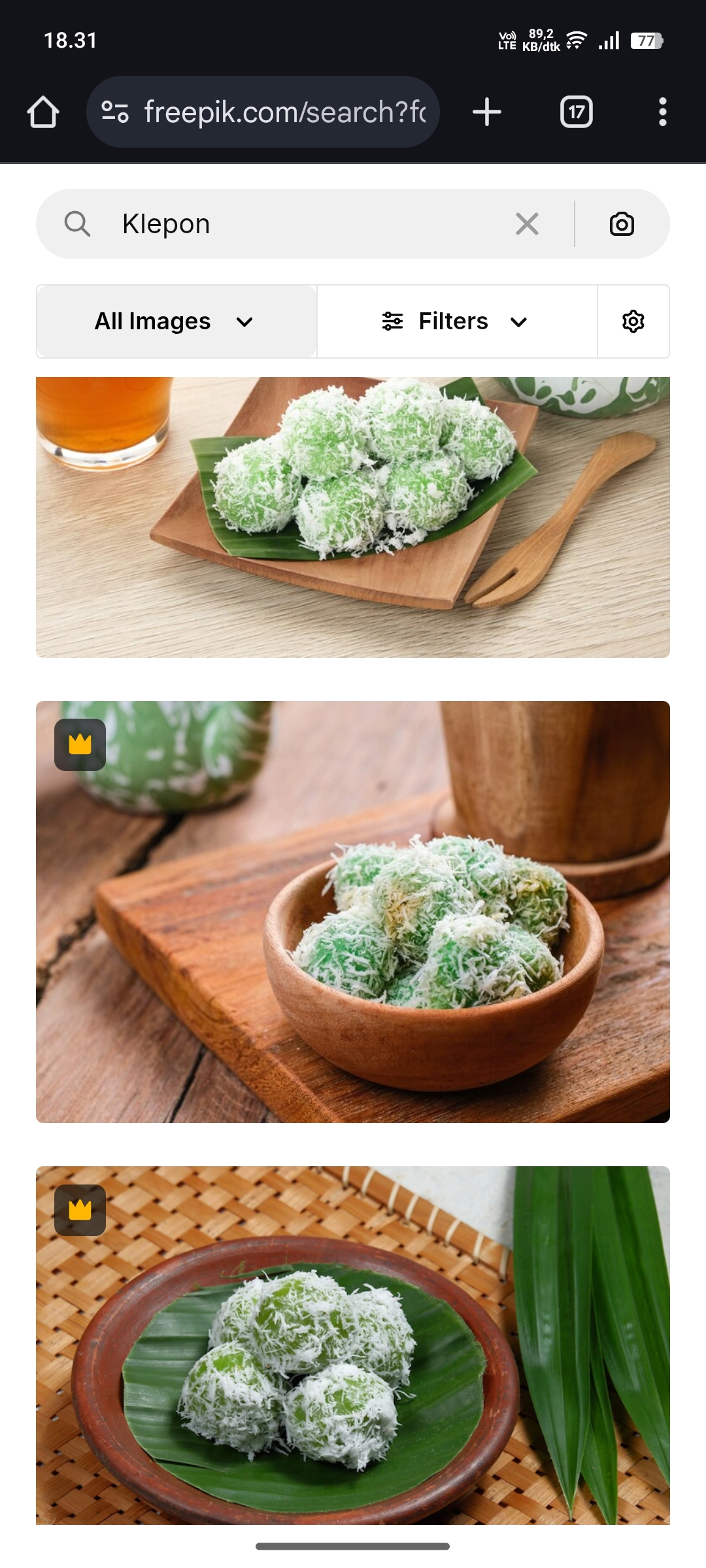 Klepon Kecerit