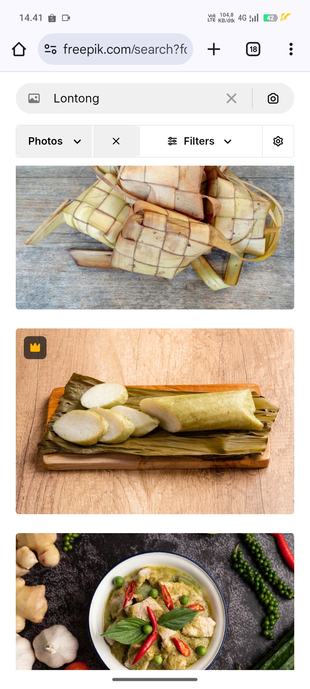 Lontong Masak Tradisional