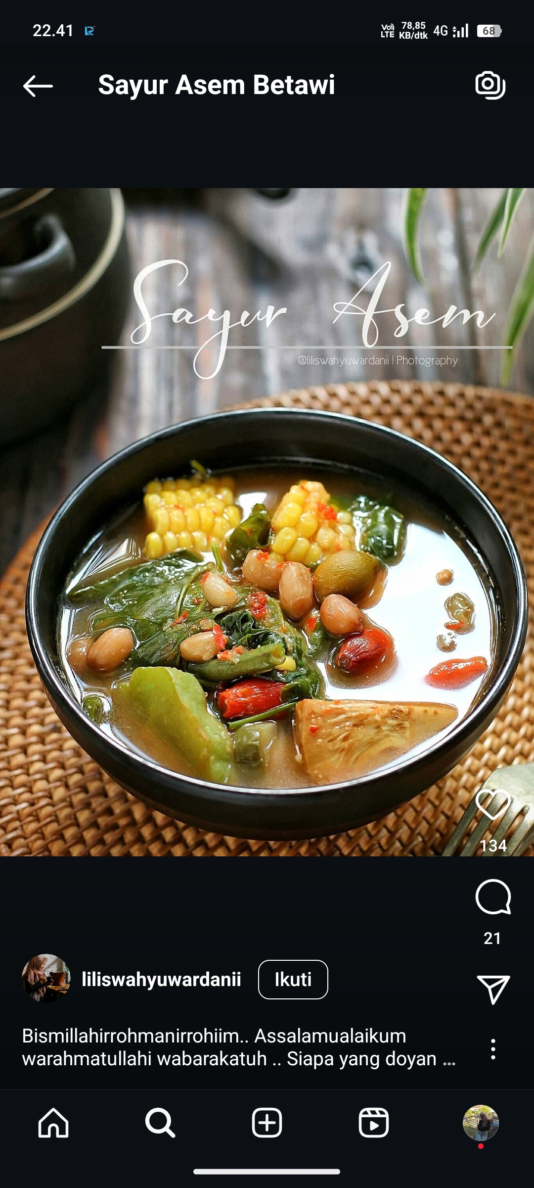 Sayur Asem Betawi
