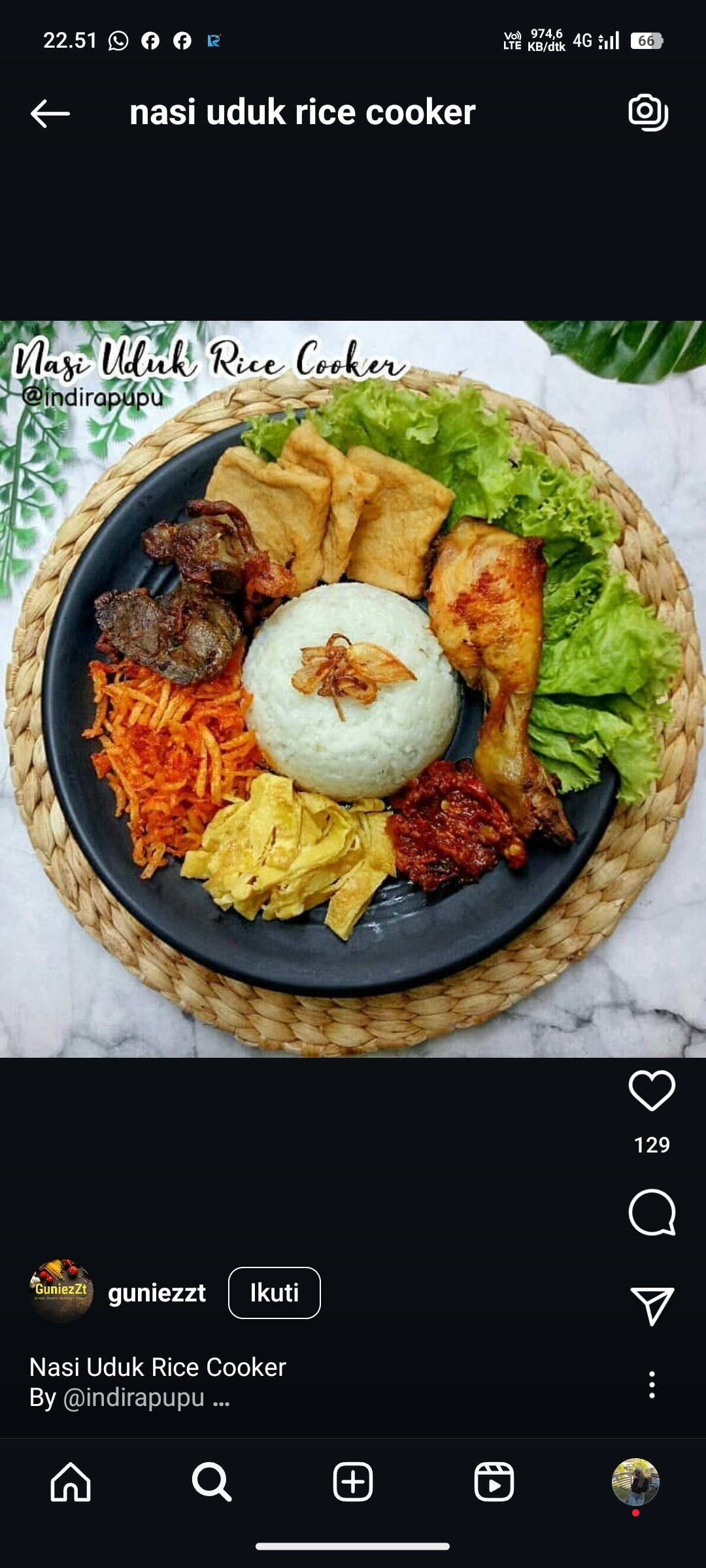 Ilustrasi Nasi Uduk Rice Cooker