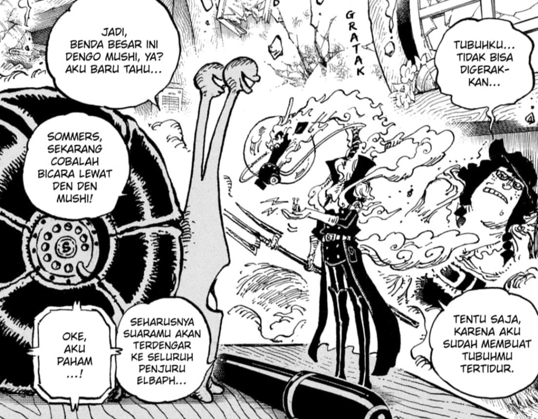 Peerseteruan anggota Holy Knight dengan kru topi jerami di One Piece Chapter 1146
