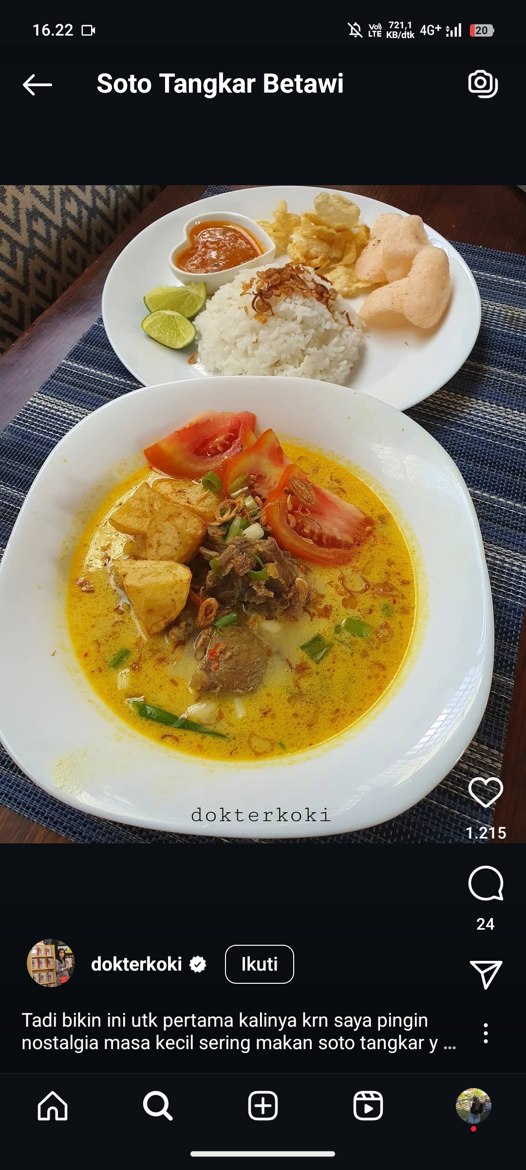 Soto Tangkar Betawi