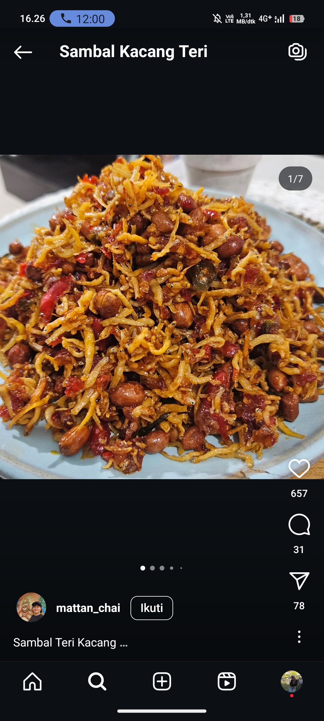 Sambal Kacang Teri