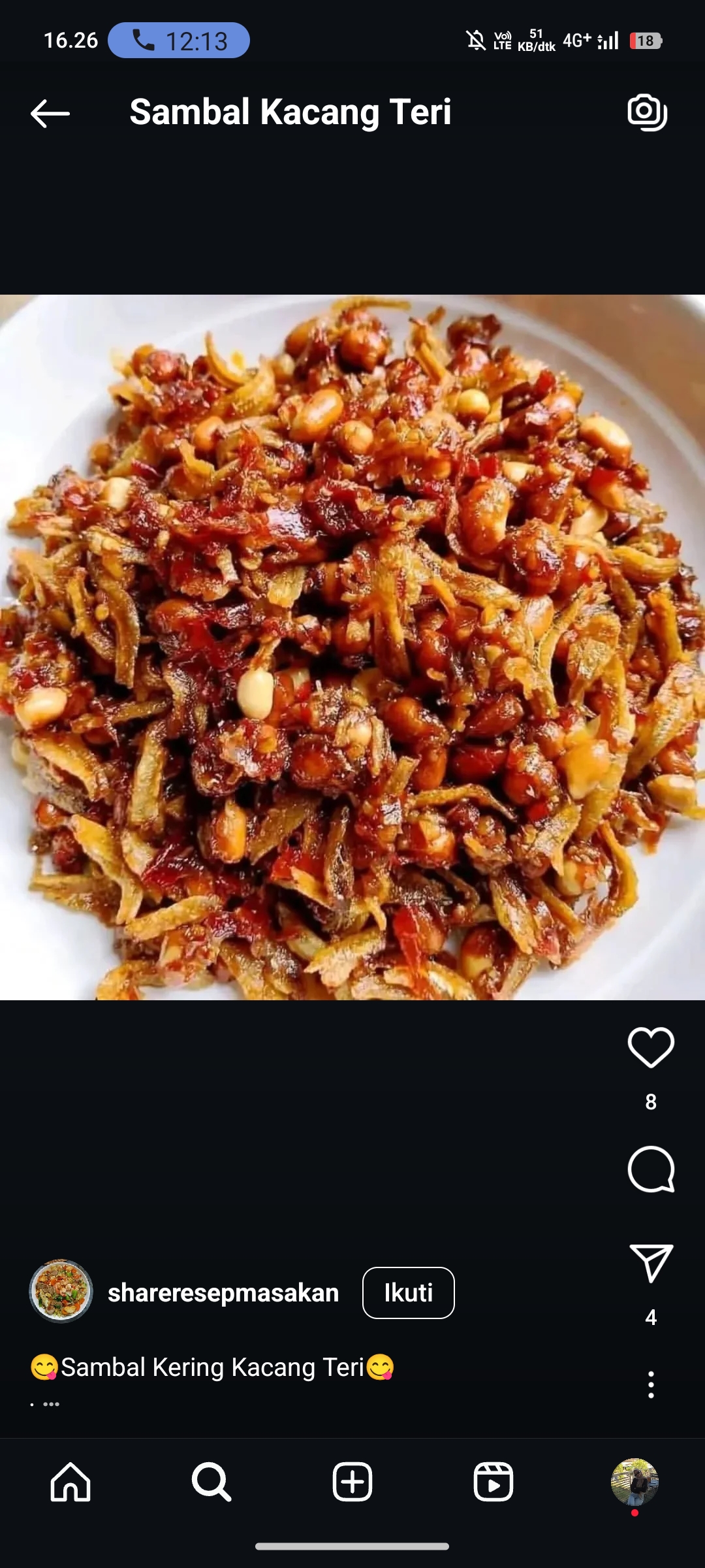 Sambal Kacang Teri