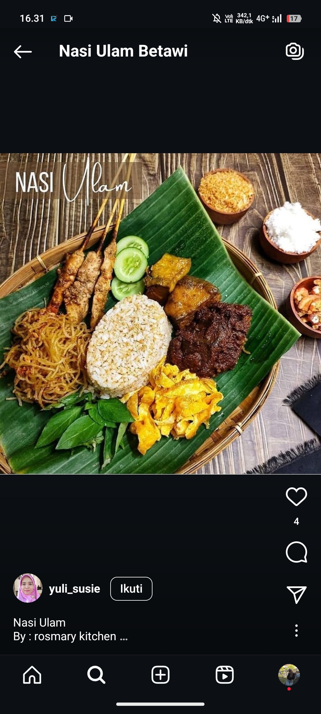 Nasi Ulam Betawi