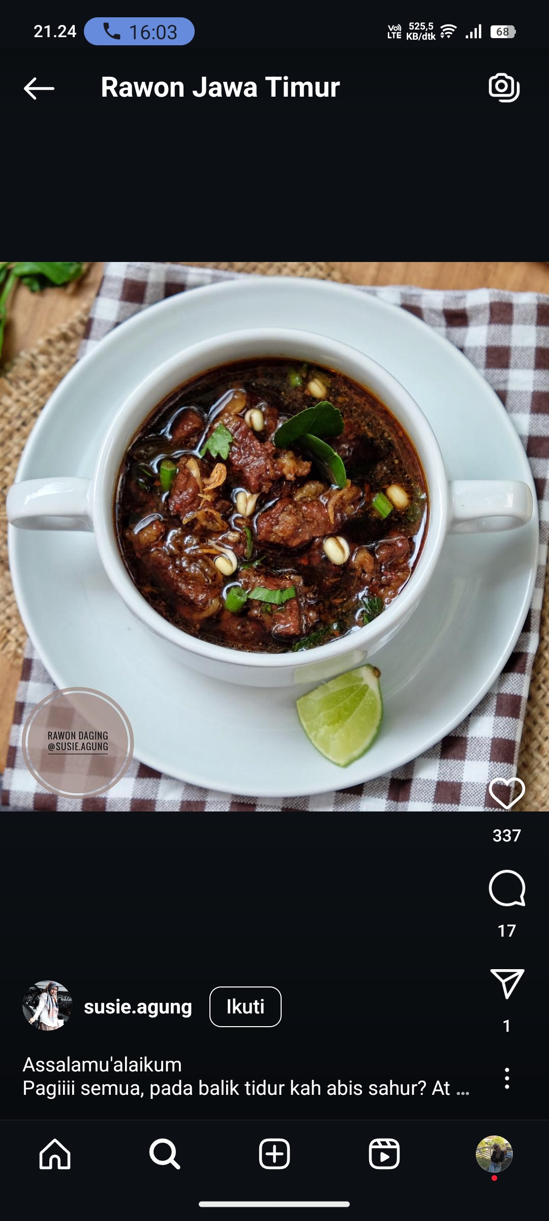 Rawon Jawa Timur
