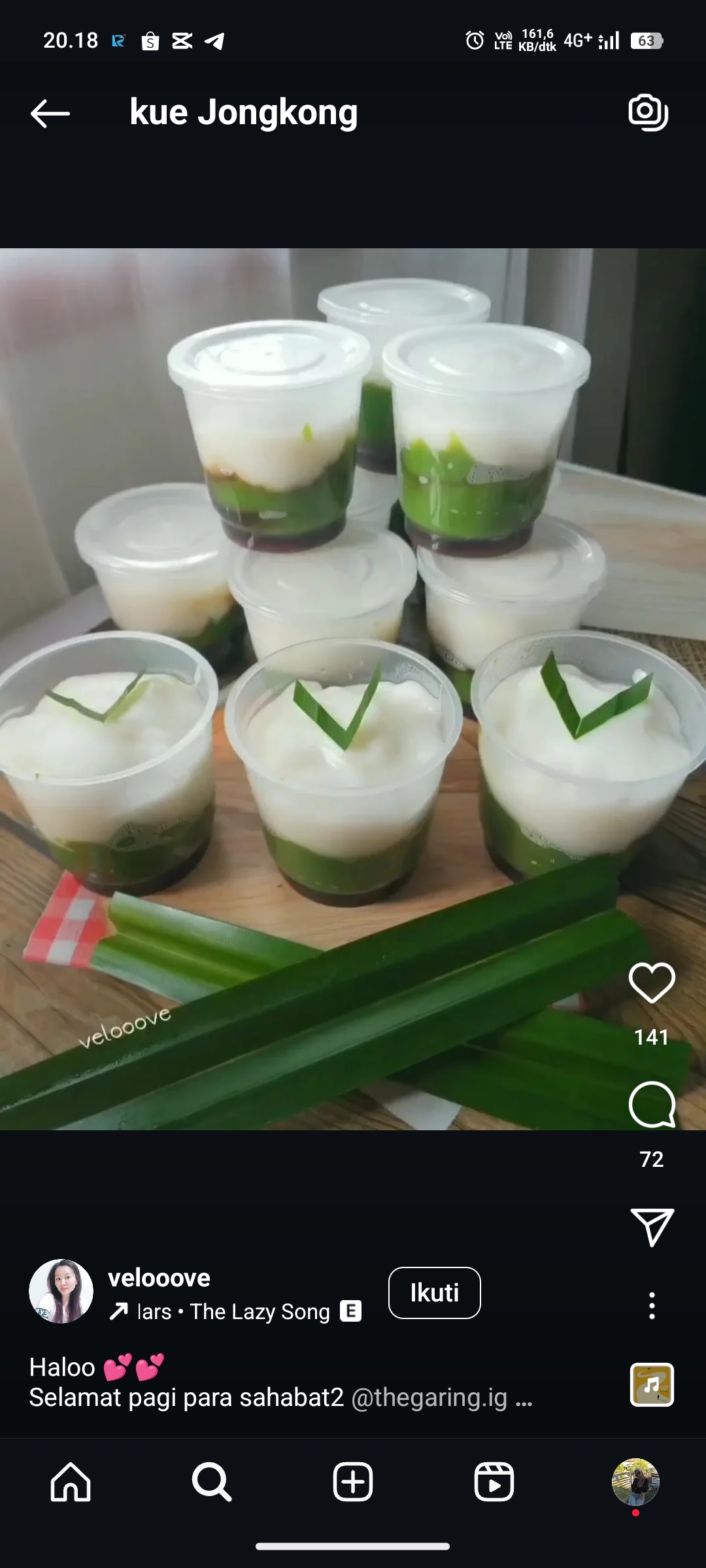 Jongkong Kue Keranjang