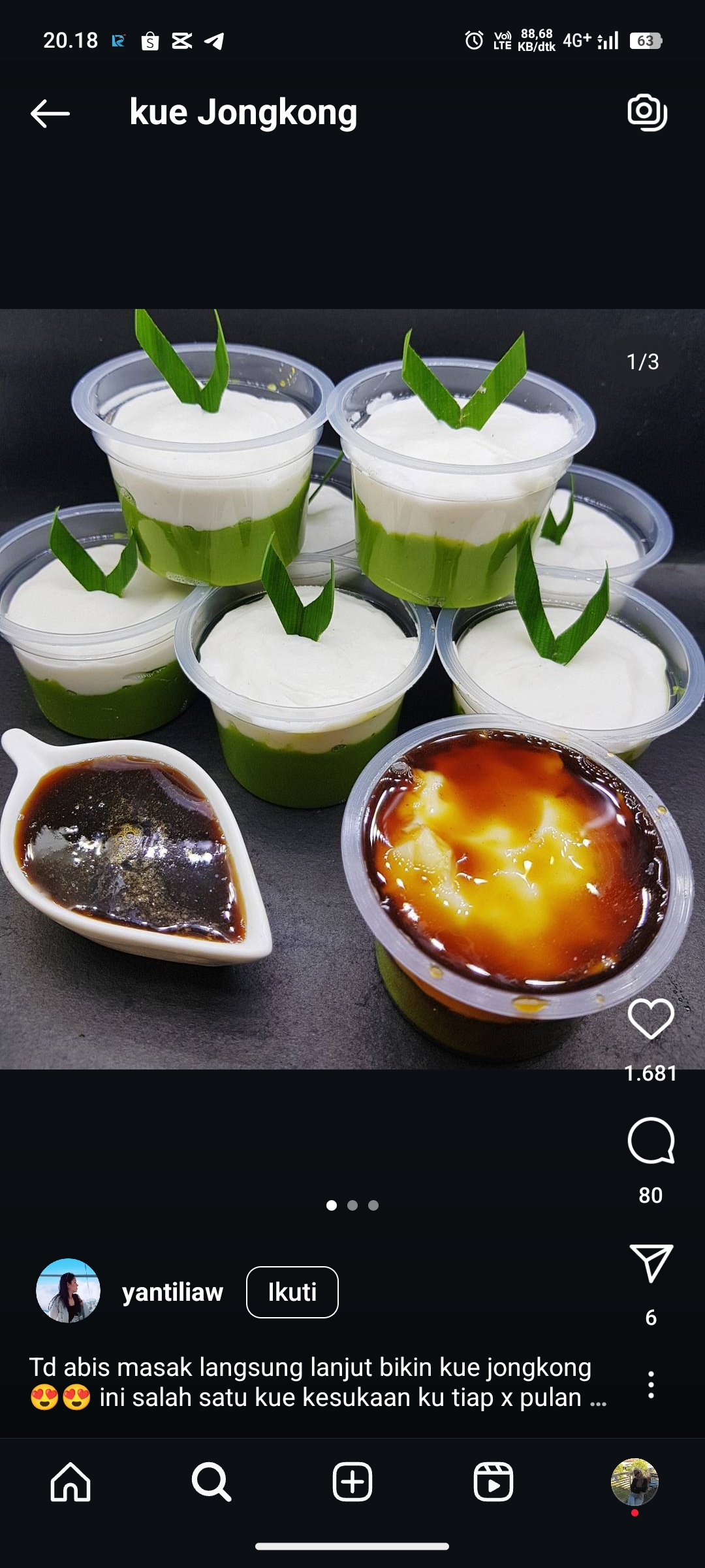 Jongkong Kue Keranjang