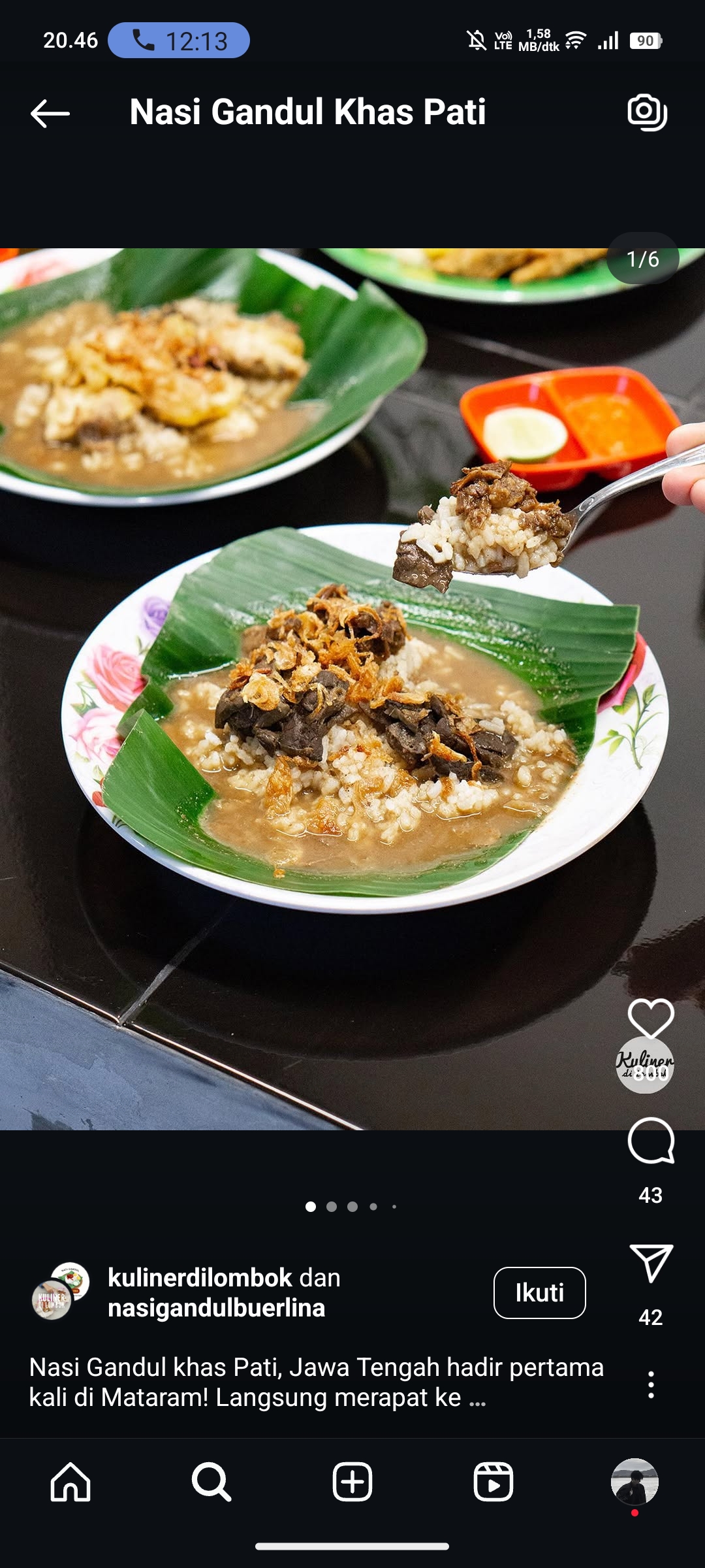 Nasi Gandul Khas Pati