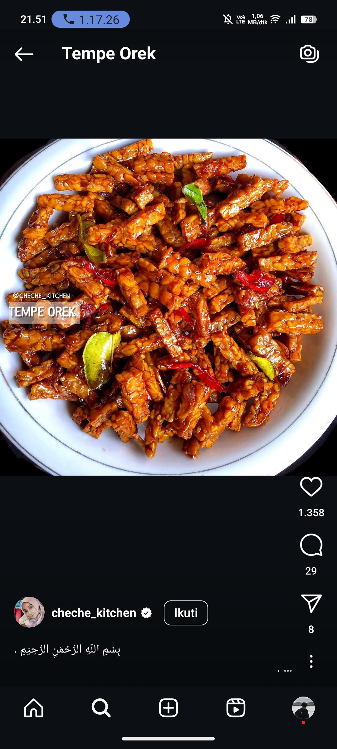 Tempe Orek