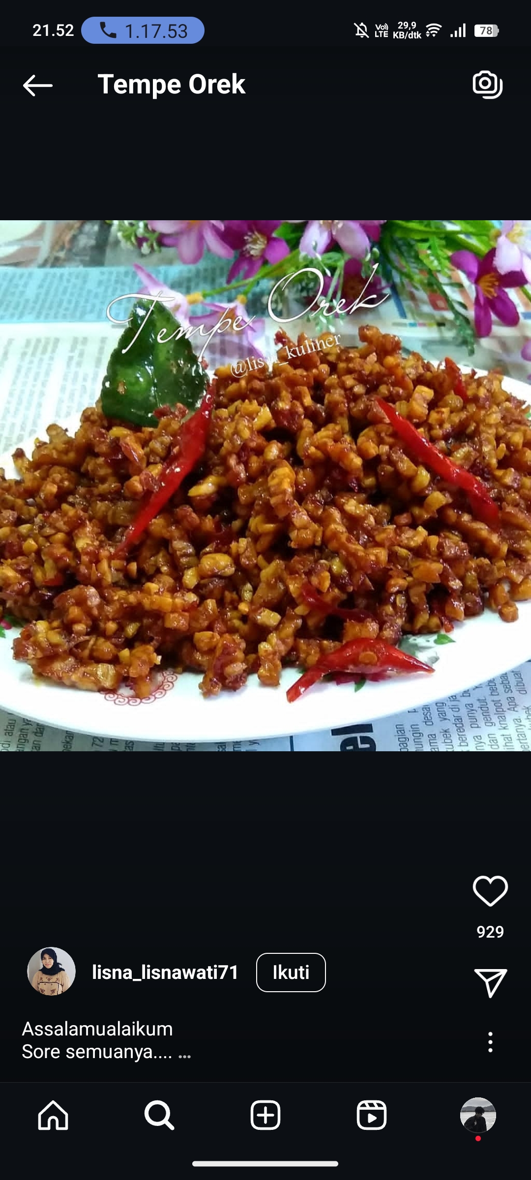 Tempe Orek