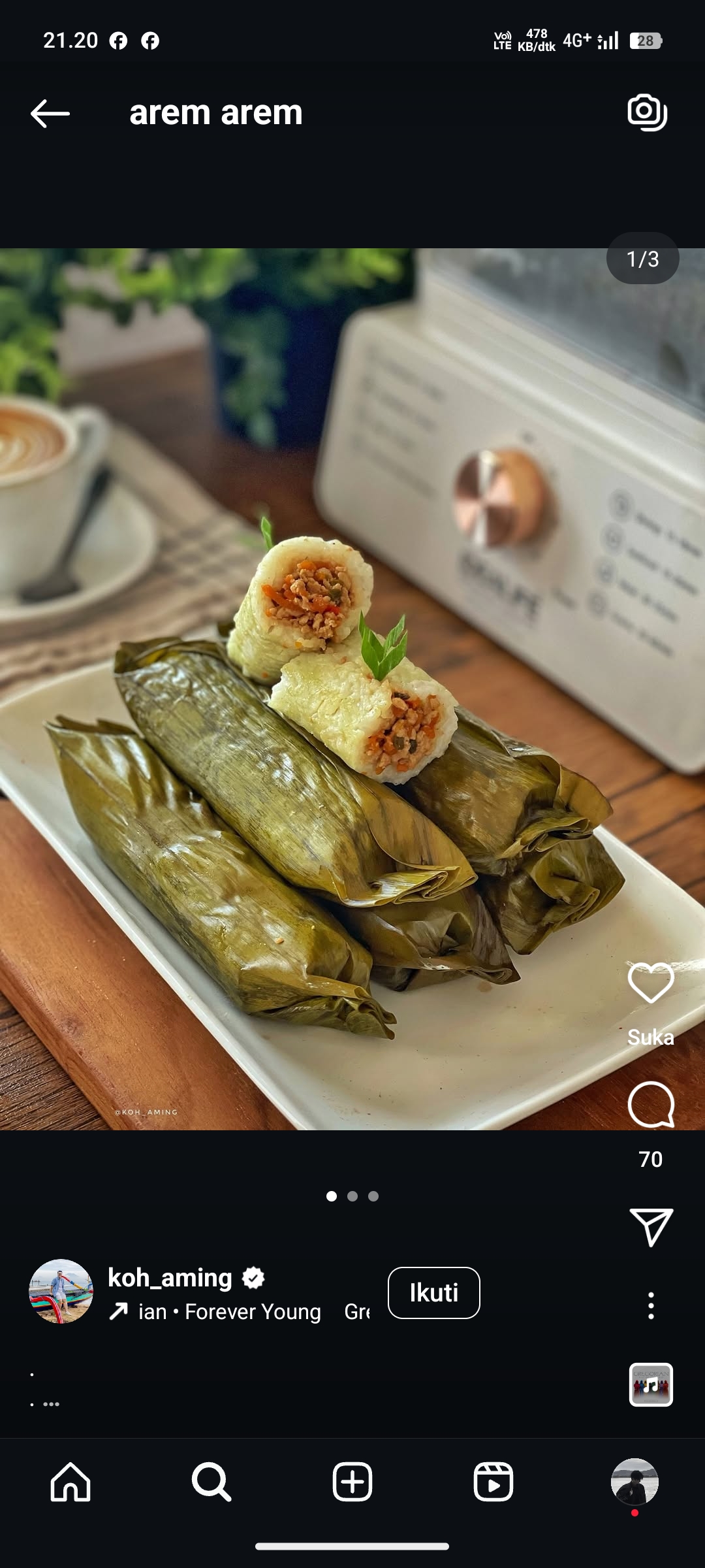 Arem-arem Lontong Isi