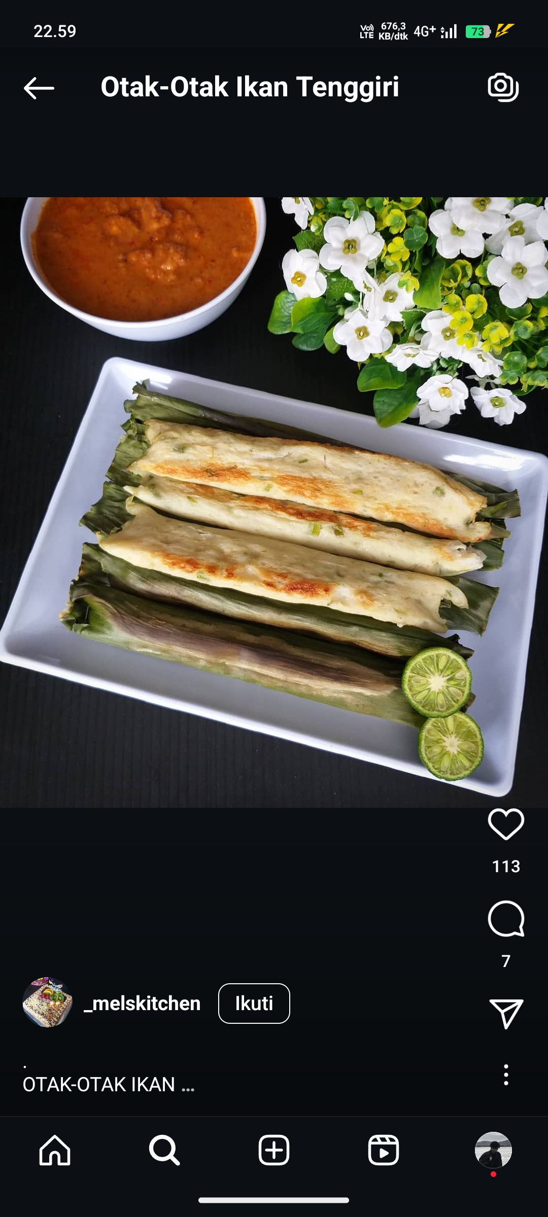 Otak-Otak Ikan Tenggiri